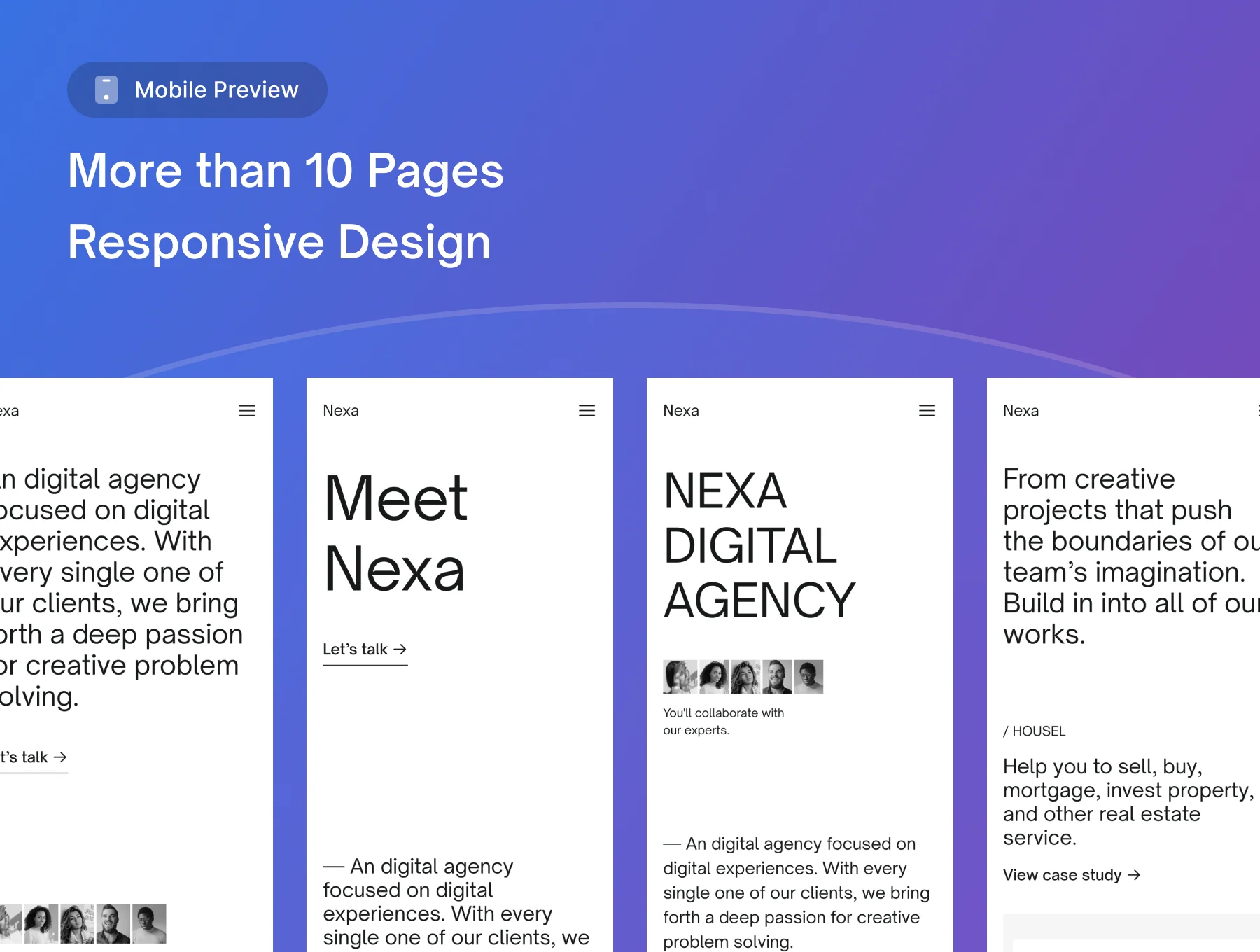 Nexa - Digital Agency UI Kit 5