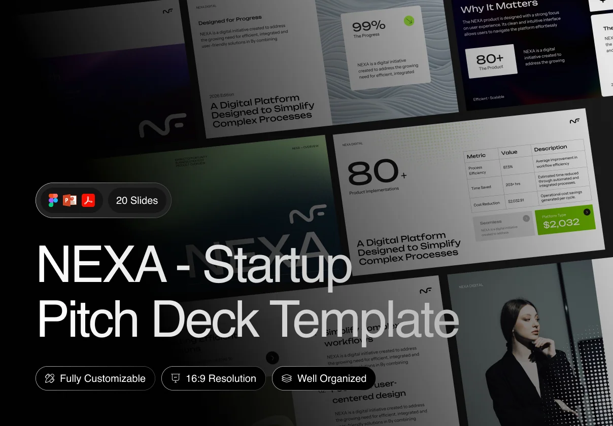 Nexa - Startup Pitch Deck Template