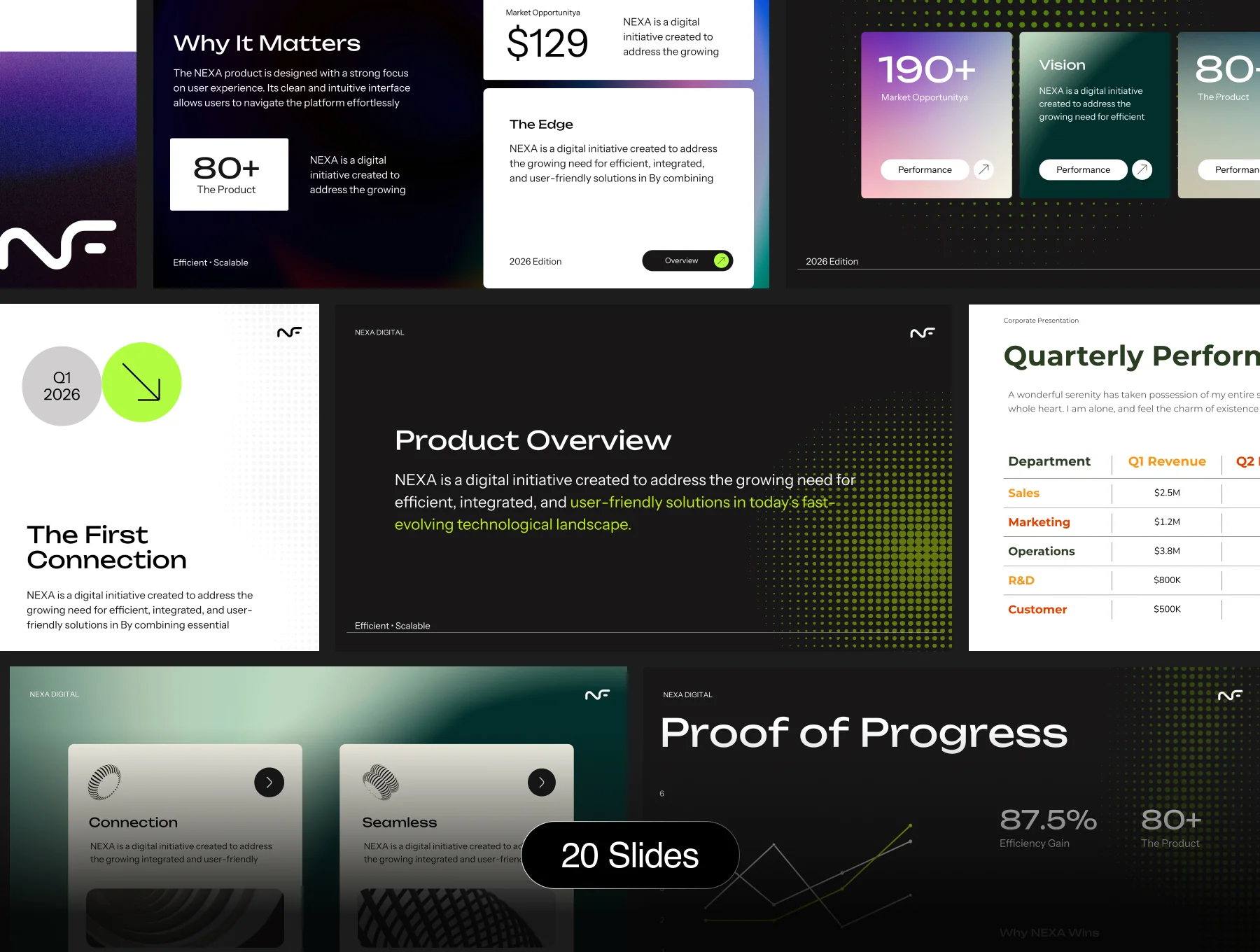 Nexa - Startup Pitch Deck Template 3
