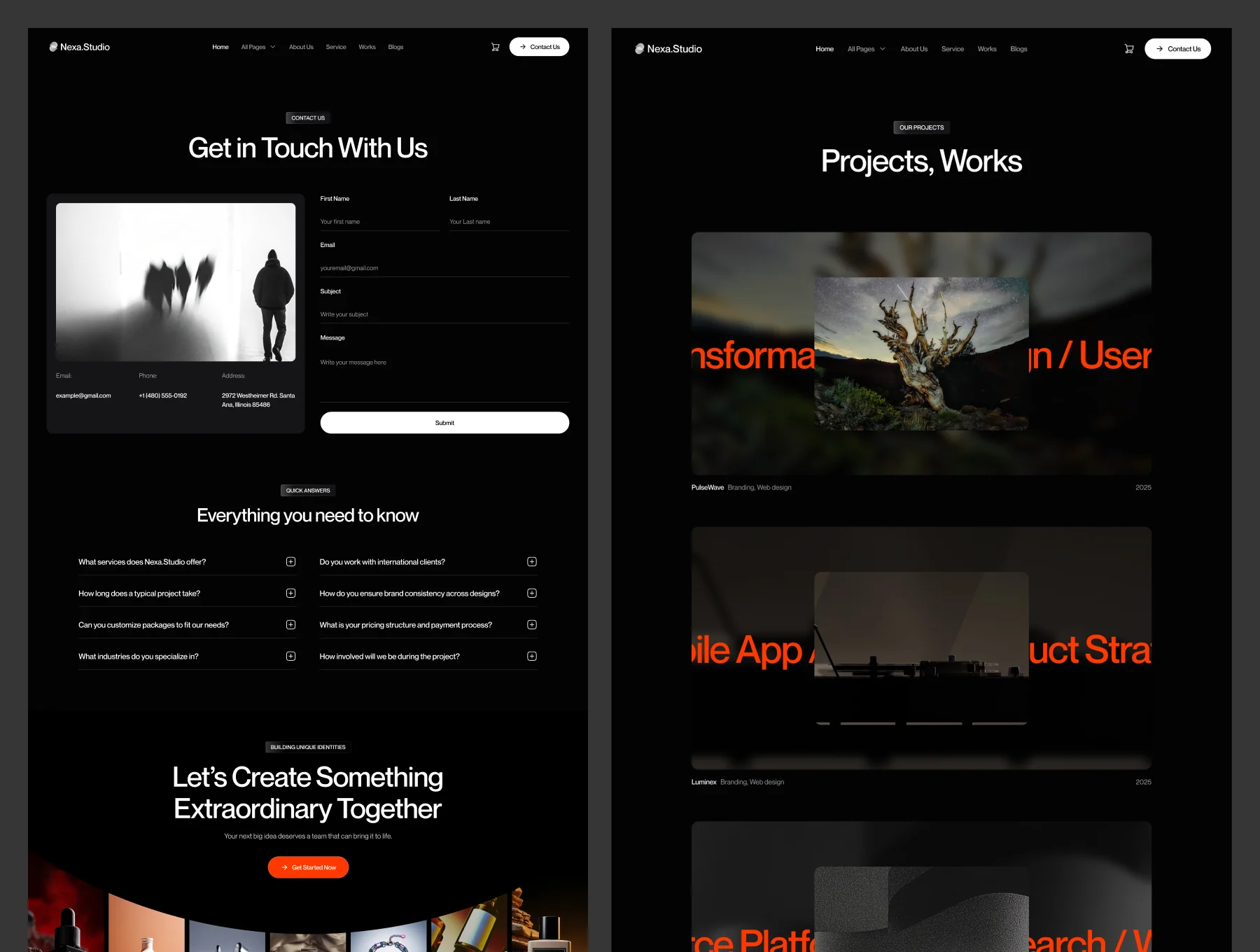 Nexa Studio - Professional Services Website 5