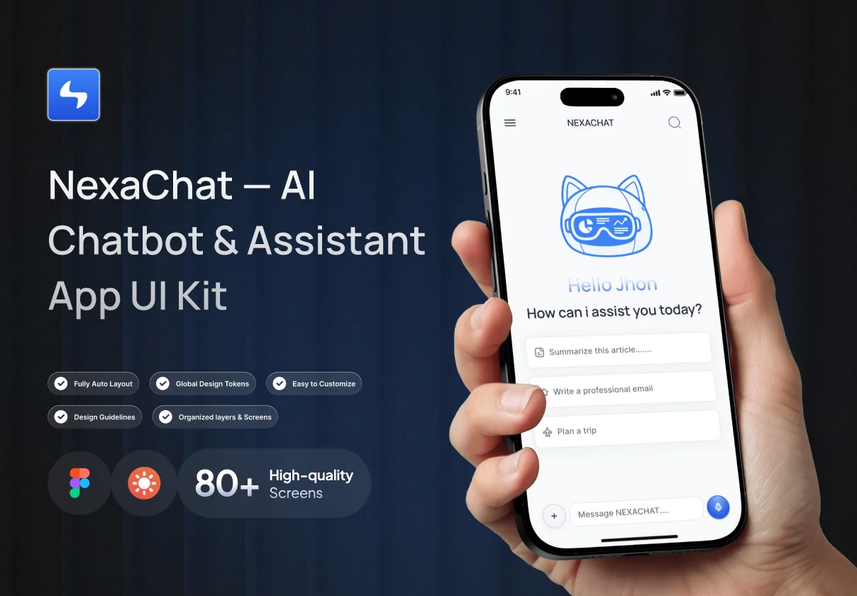 NexaChat - Premium AI Chatbot & Assistant UI Kit