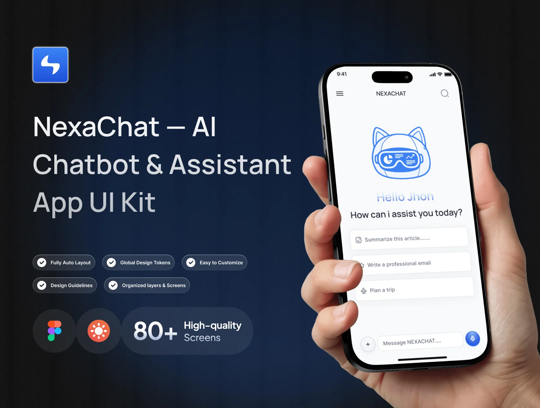 NexaChat - Premium AI Chatbot & Assistant UI Kit