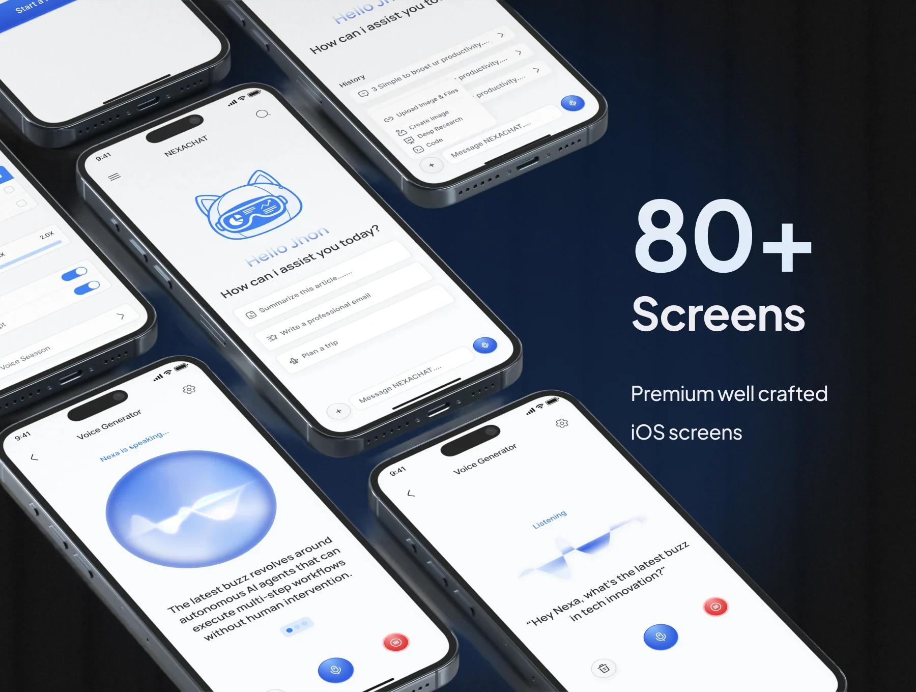 NexaChat - Premium AI Chatbot & Assistant UI Kit 2