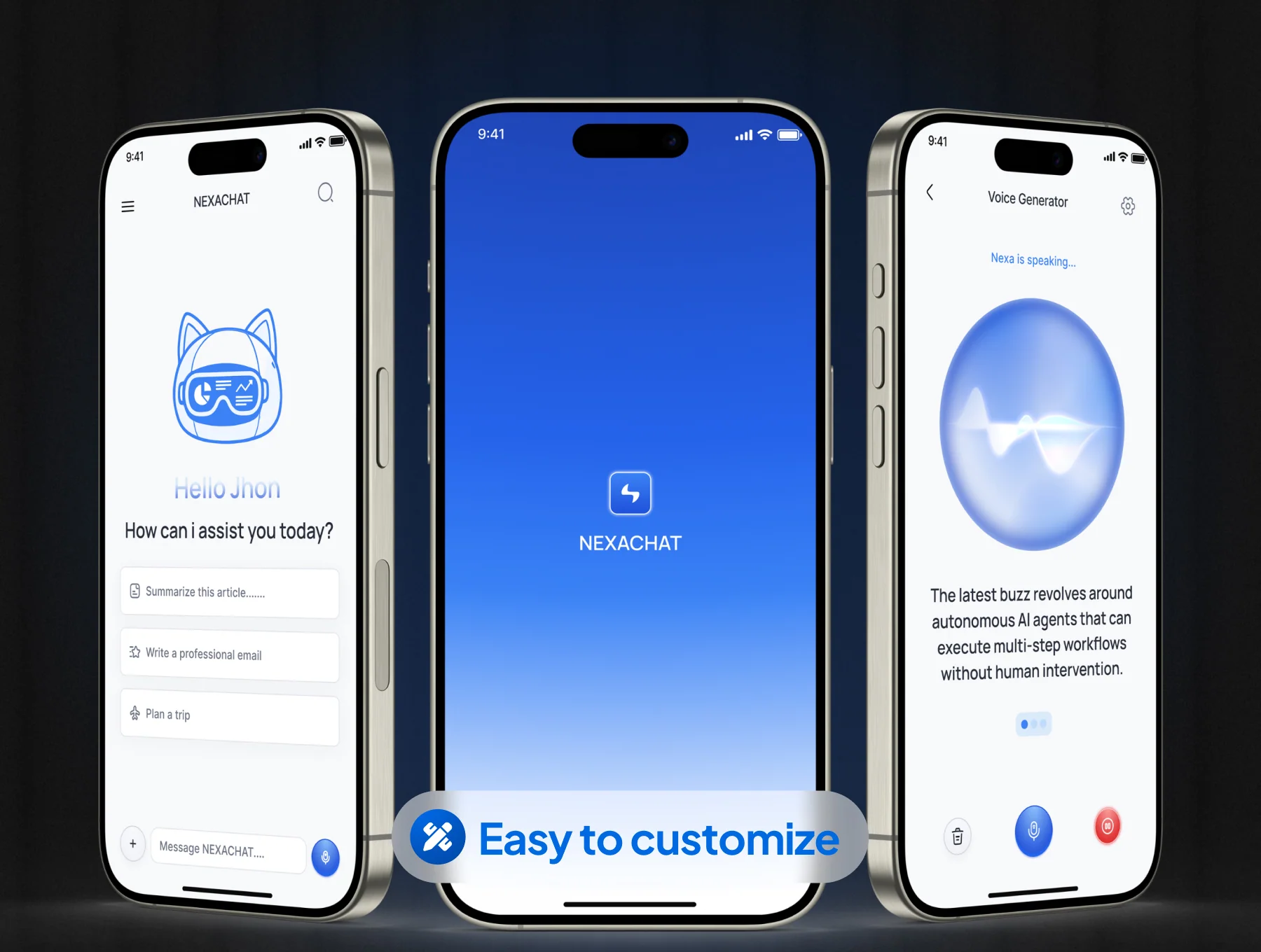 NexaChat - Premium AI Chatbot & Assistant UI Kit 5