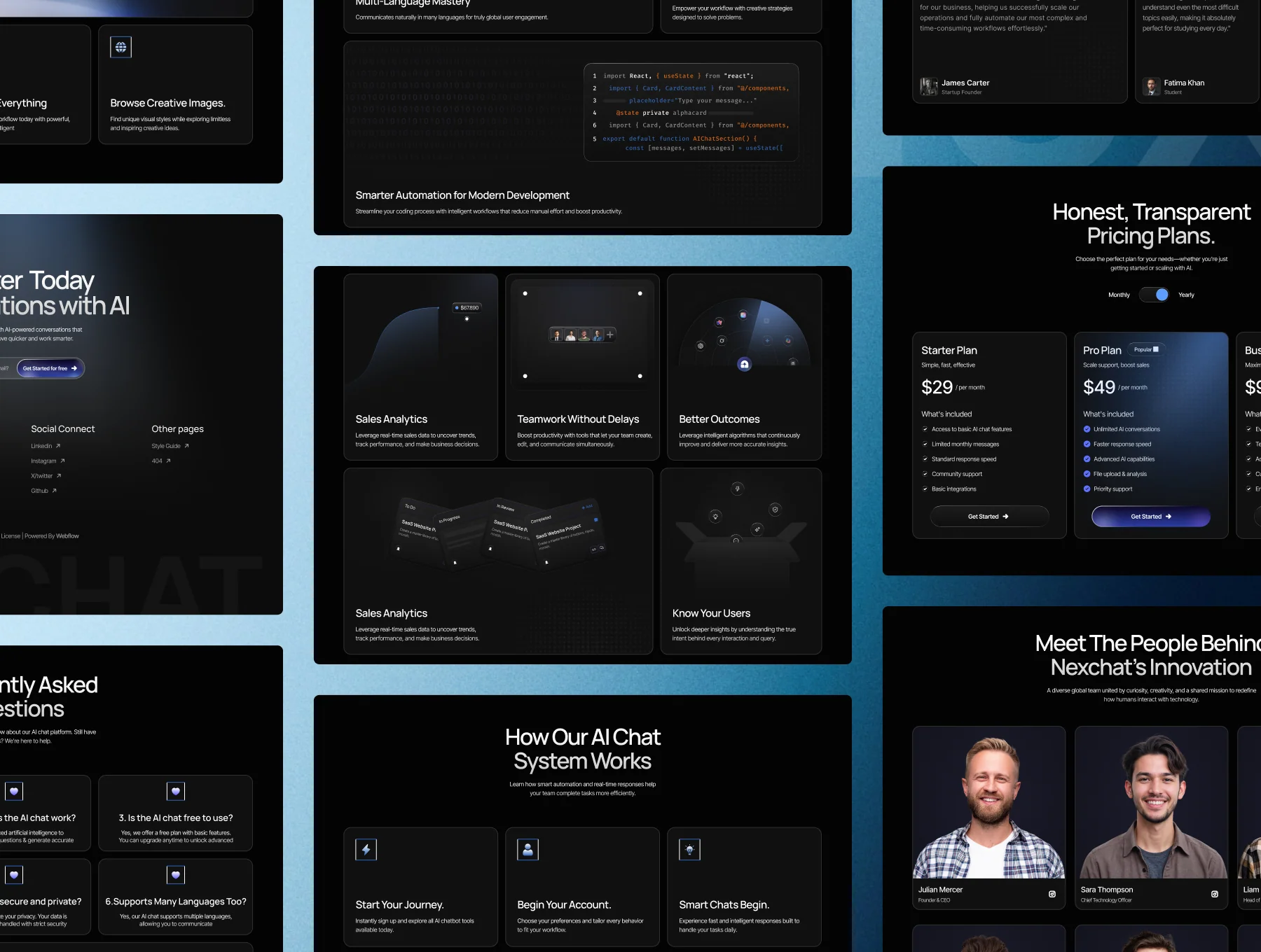 Nexchat — AI Chat Website Template 2