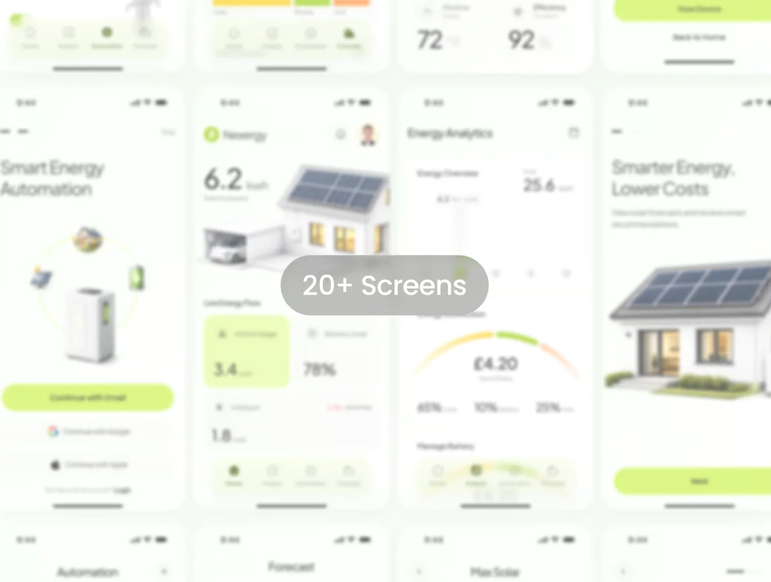 Nexergy – Renewable Energy iOS App UI Kit 5