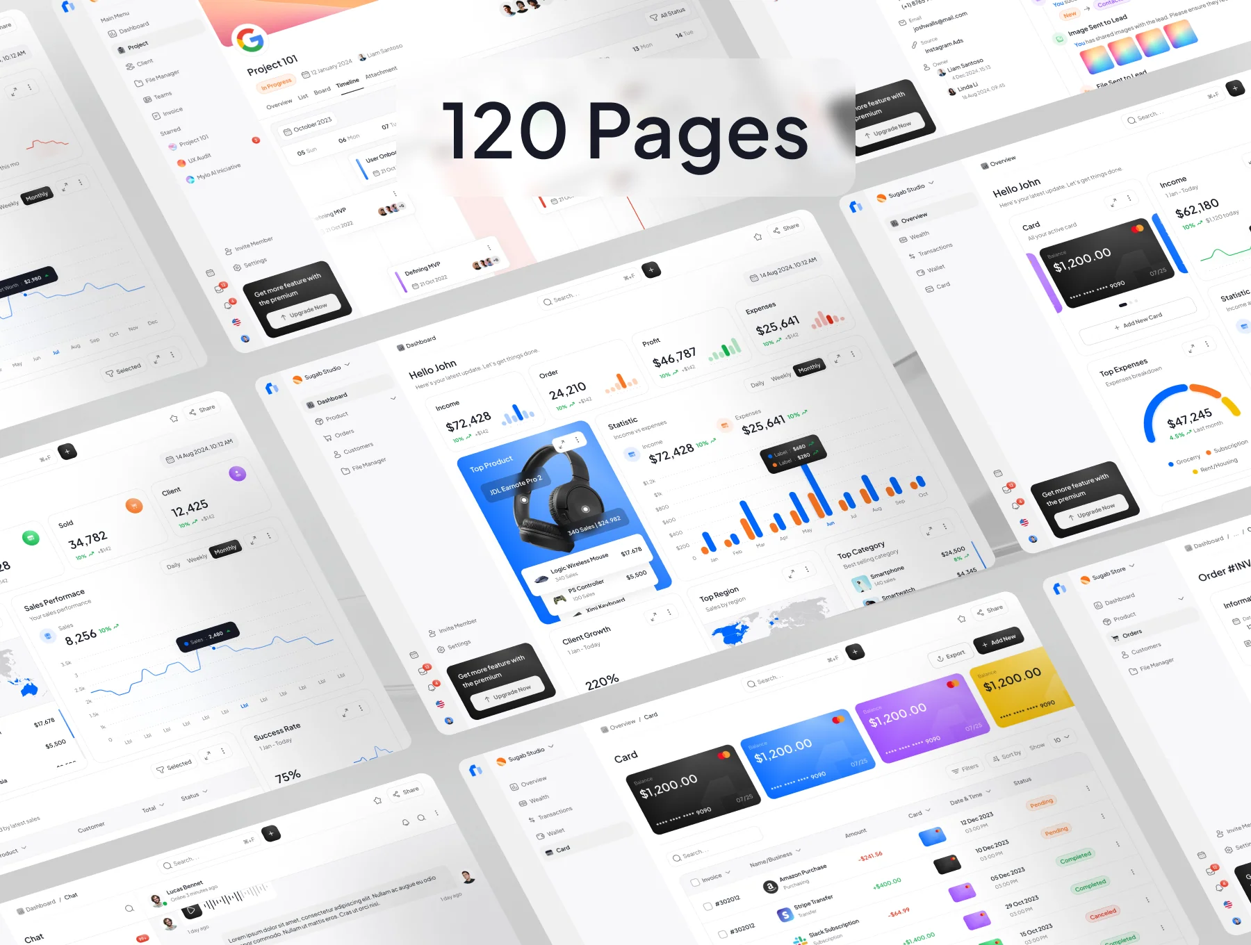 Nexlab Dashboard Saas UI Kit 3