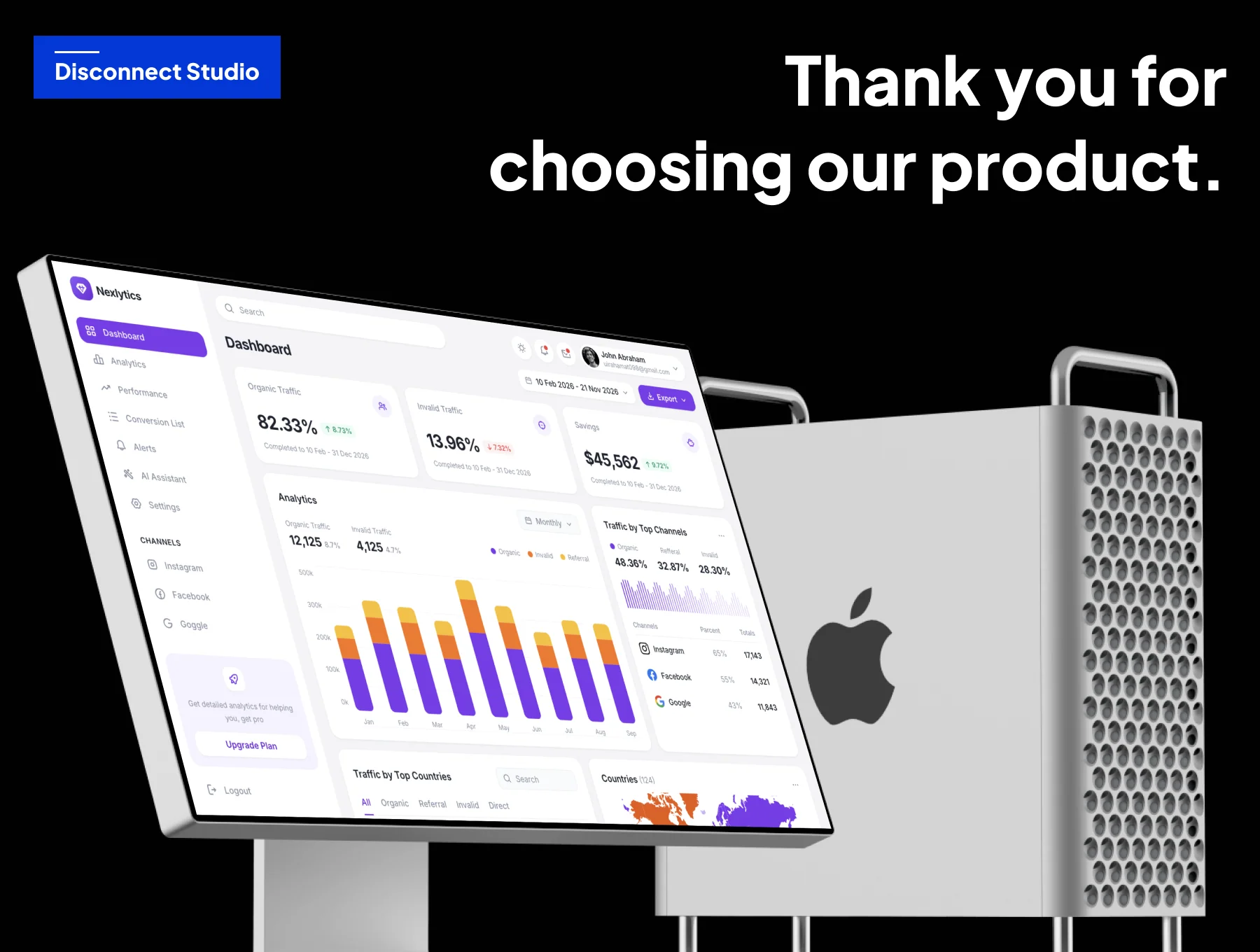 NEXLYTICS - Marketing Analytics Dashboard Template 6