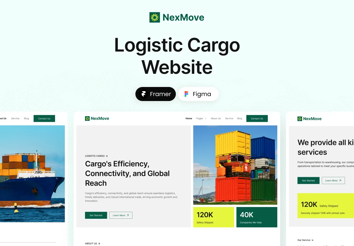 NexMove - Logistic Cargo Framer Template