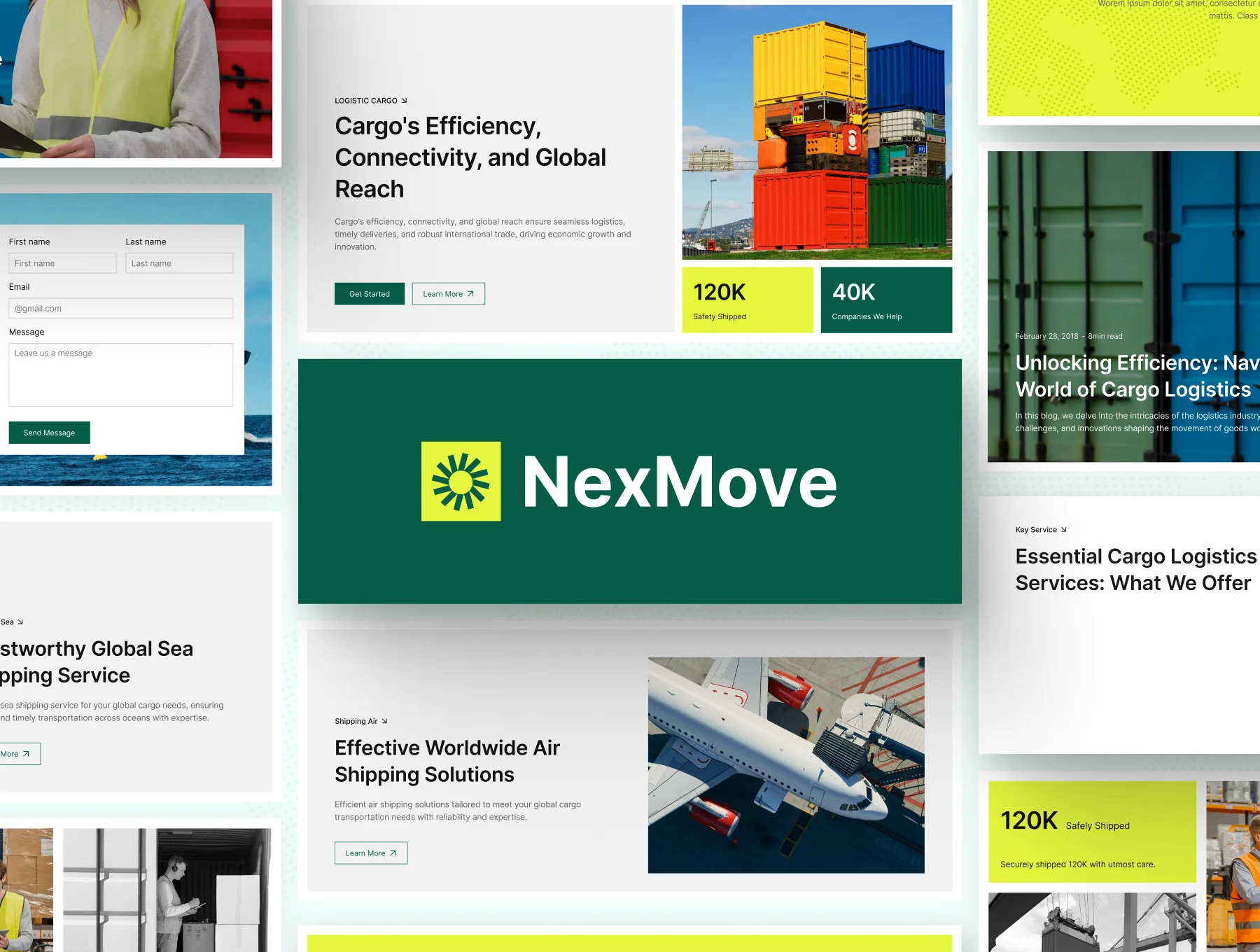 NexMove - Logistic Cargo Framer Template 5