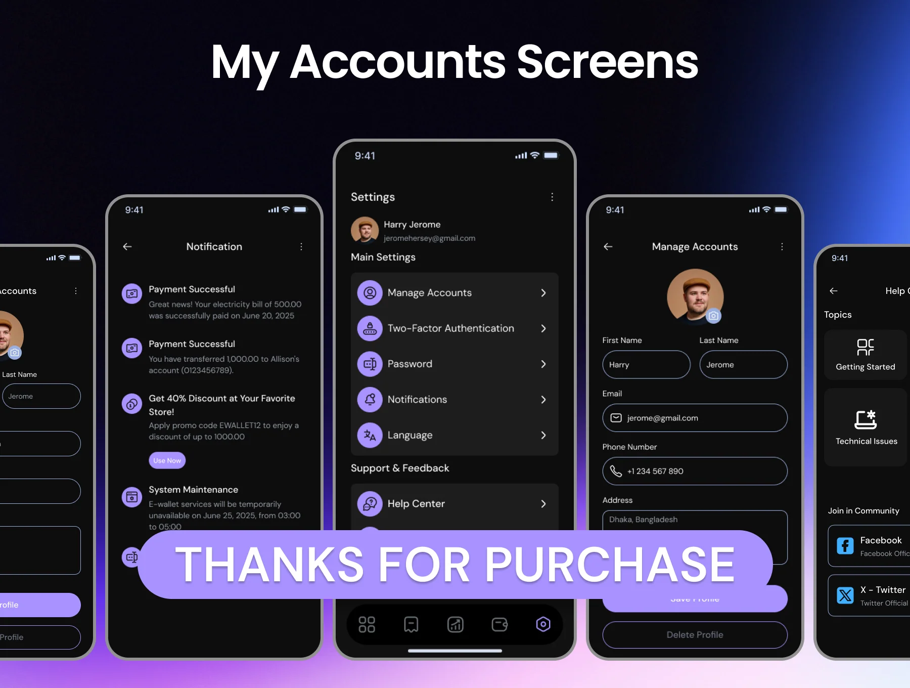 Nexo Crypto Wallet Mobile App Ui kit 8
