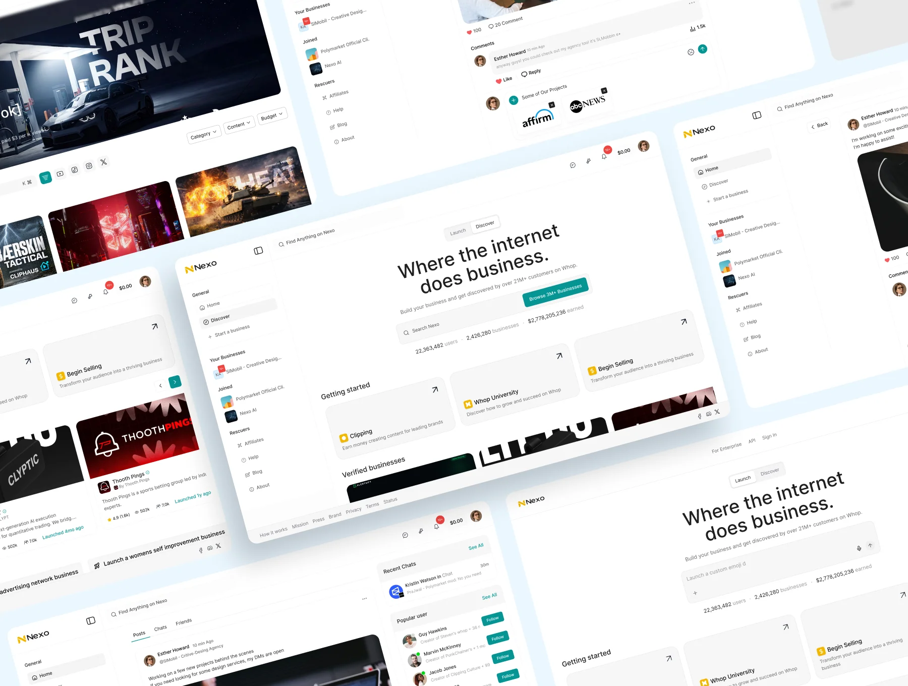 Nexo — Future of Work & Task Management UI Kit 3