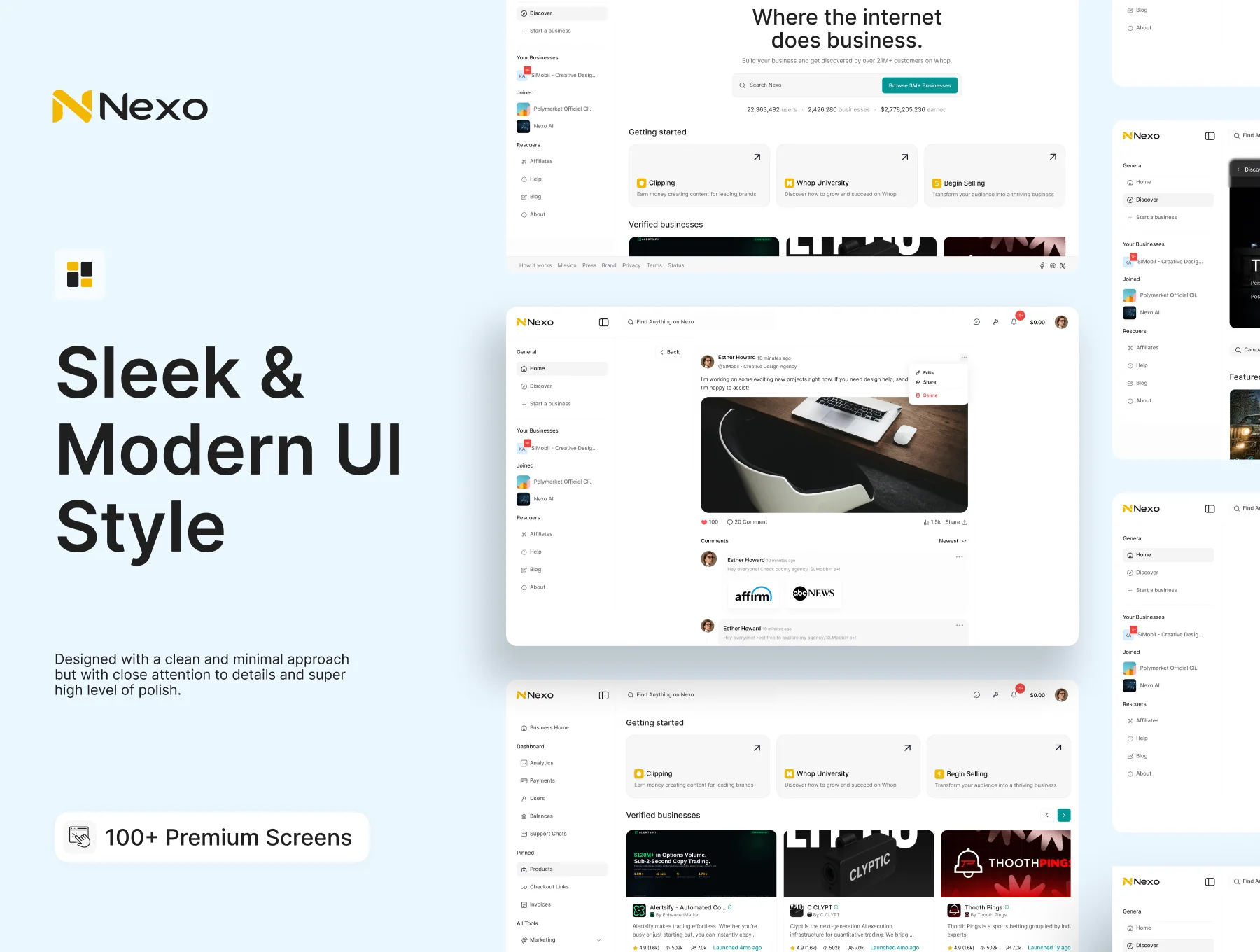 Nexo — Future of Work & Task Management UI Kit 4