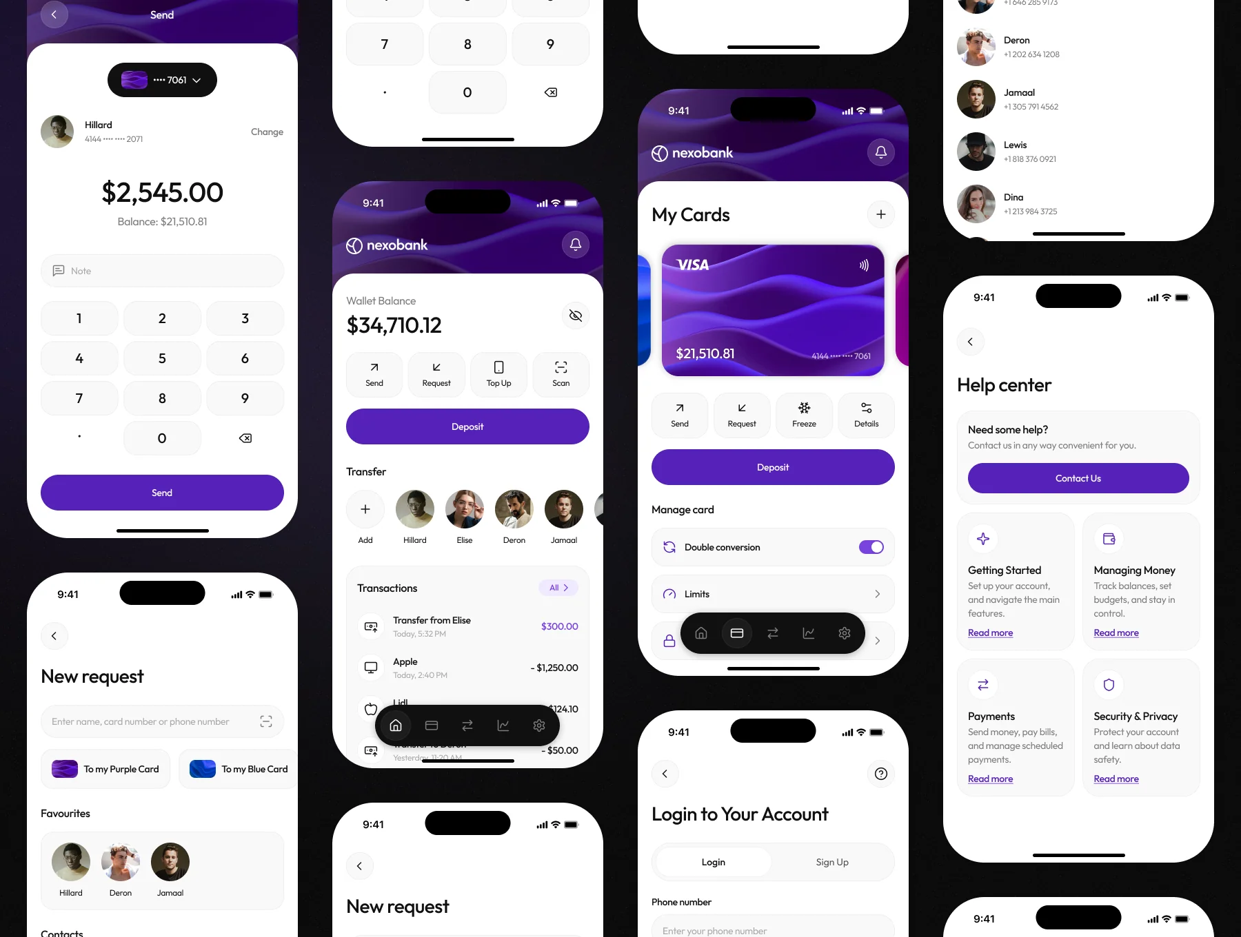 Nexobank - Fintech Mobile App UI Kit 6