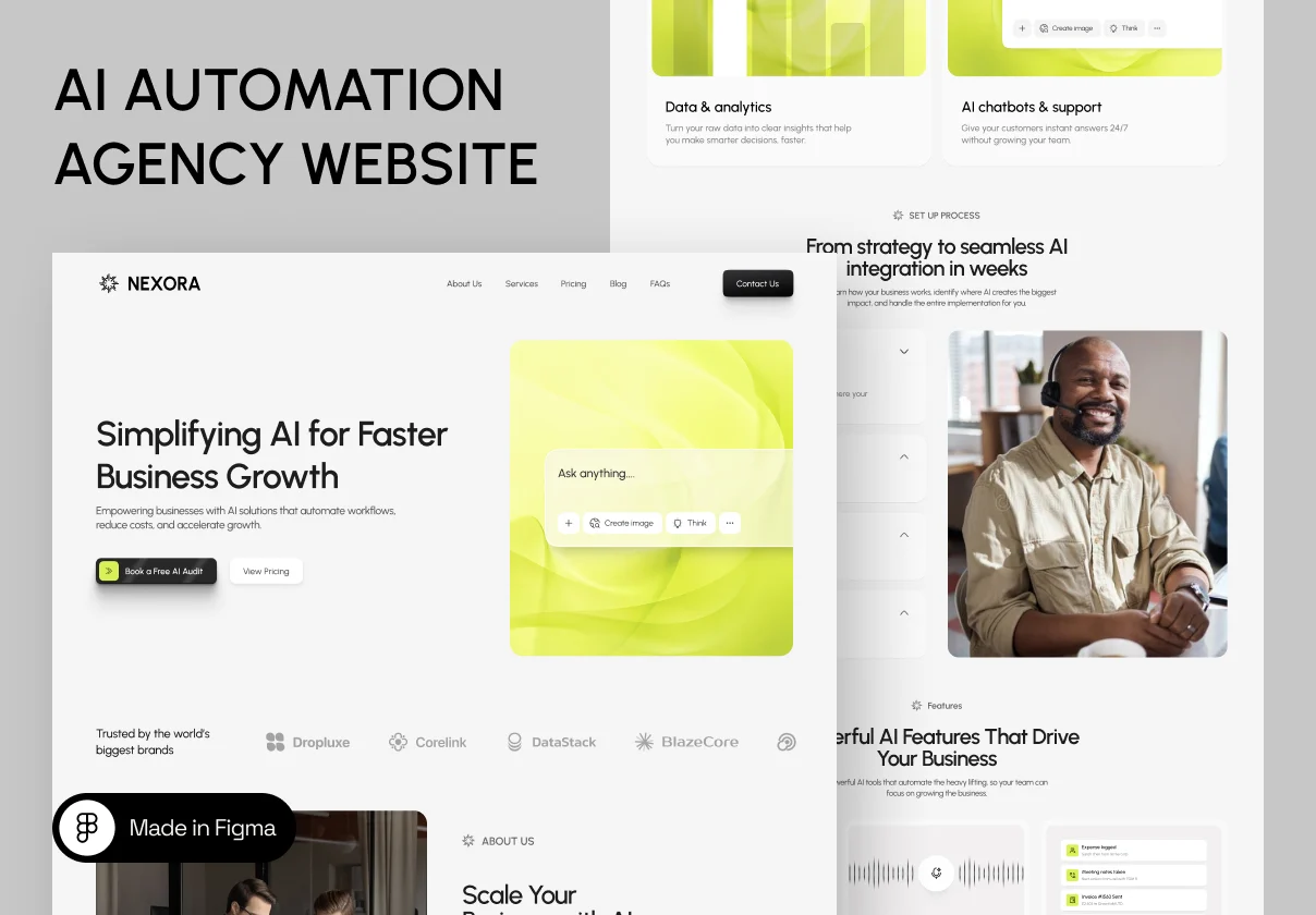 NEXORA — AI Automation Agency Landing Page