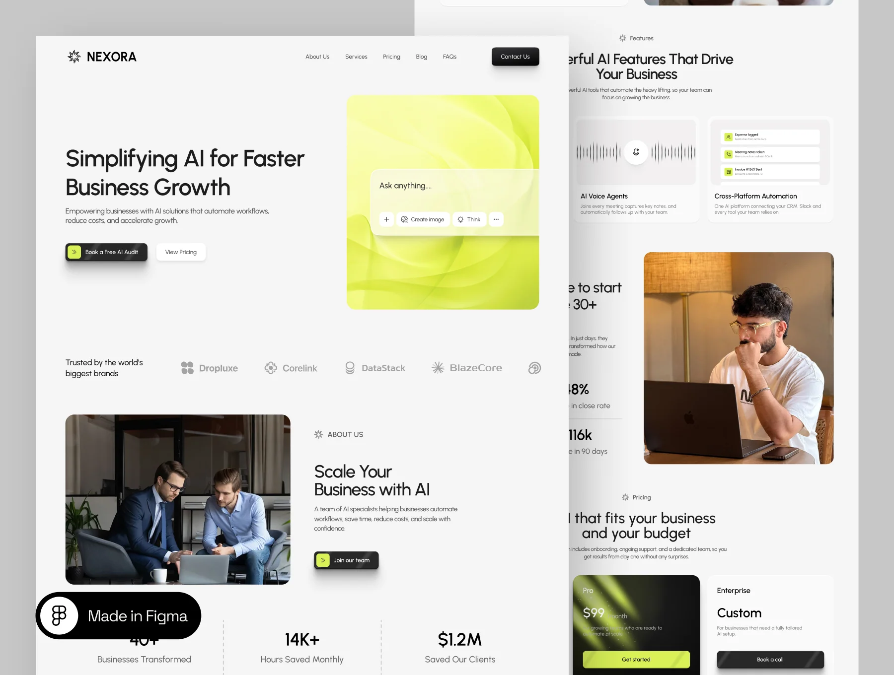 NEXORA — AI Automation Agency Landing Page 3