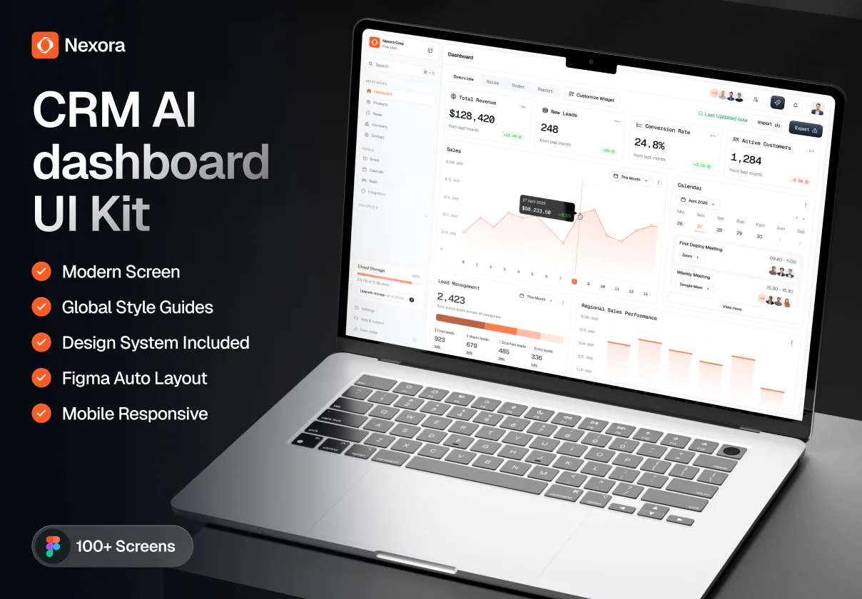Nexora - CRM AI Dashboard UI Kit