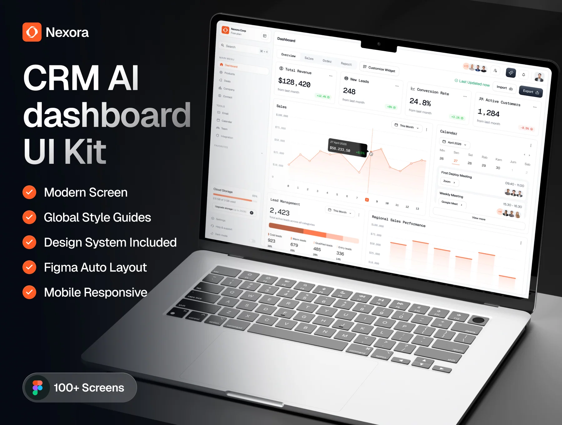 Nexora - CRM AI Dashboard UI Kit