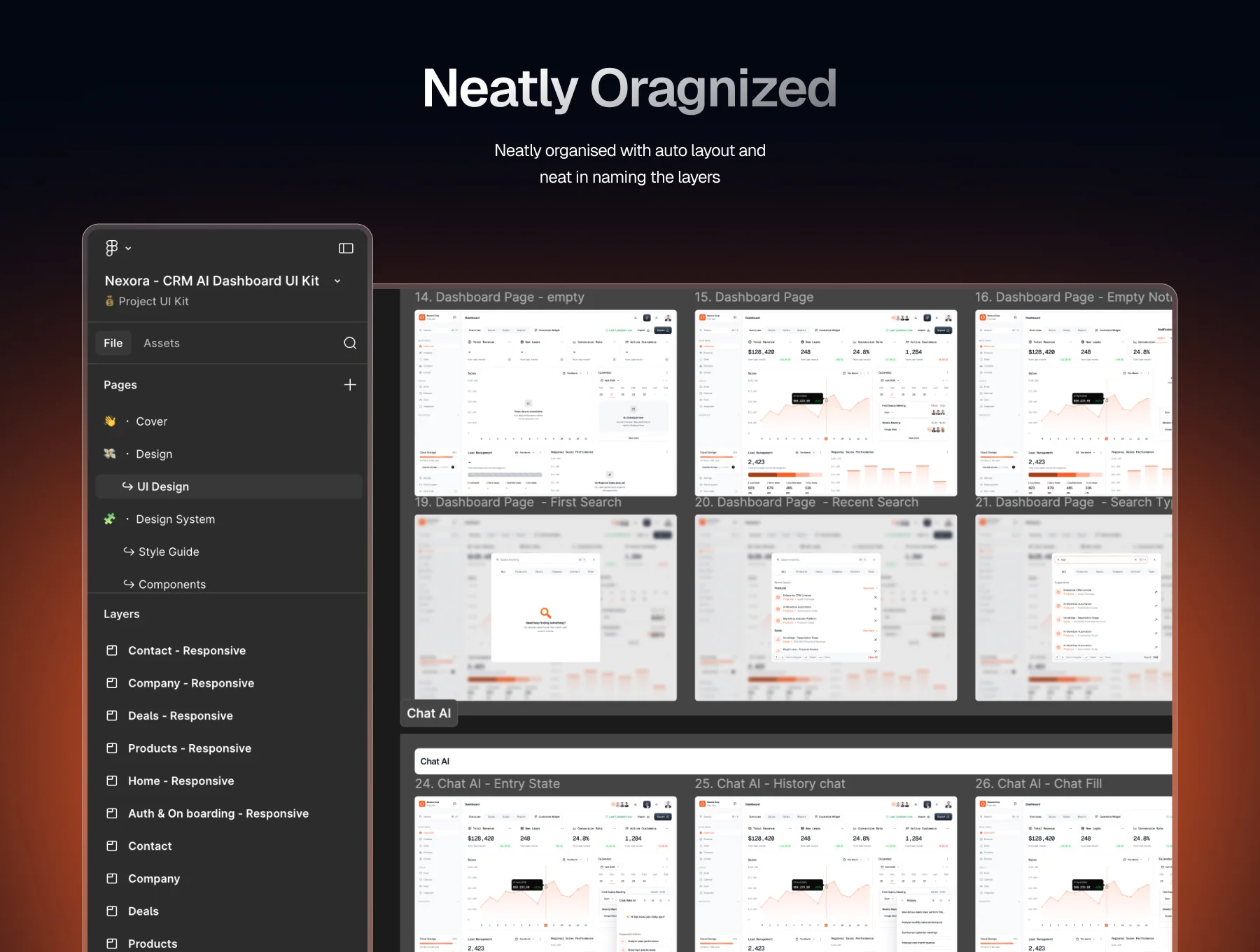 Nexora - CRM AI Dashboard UI Kit 3