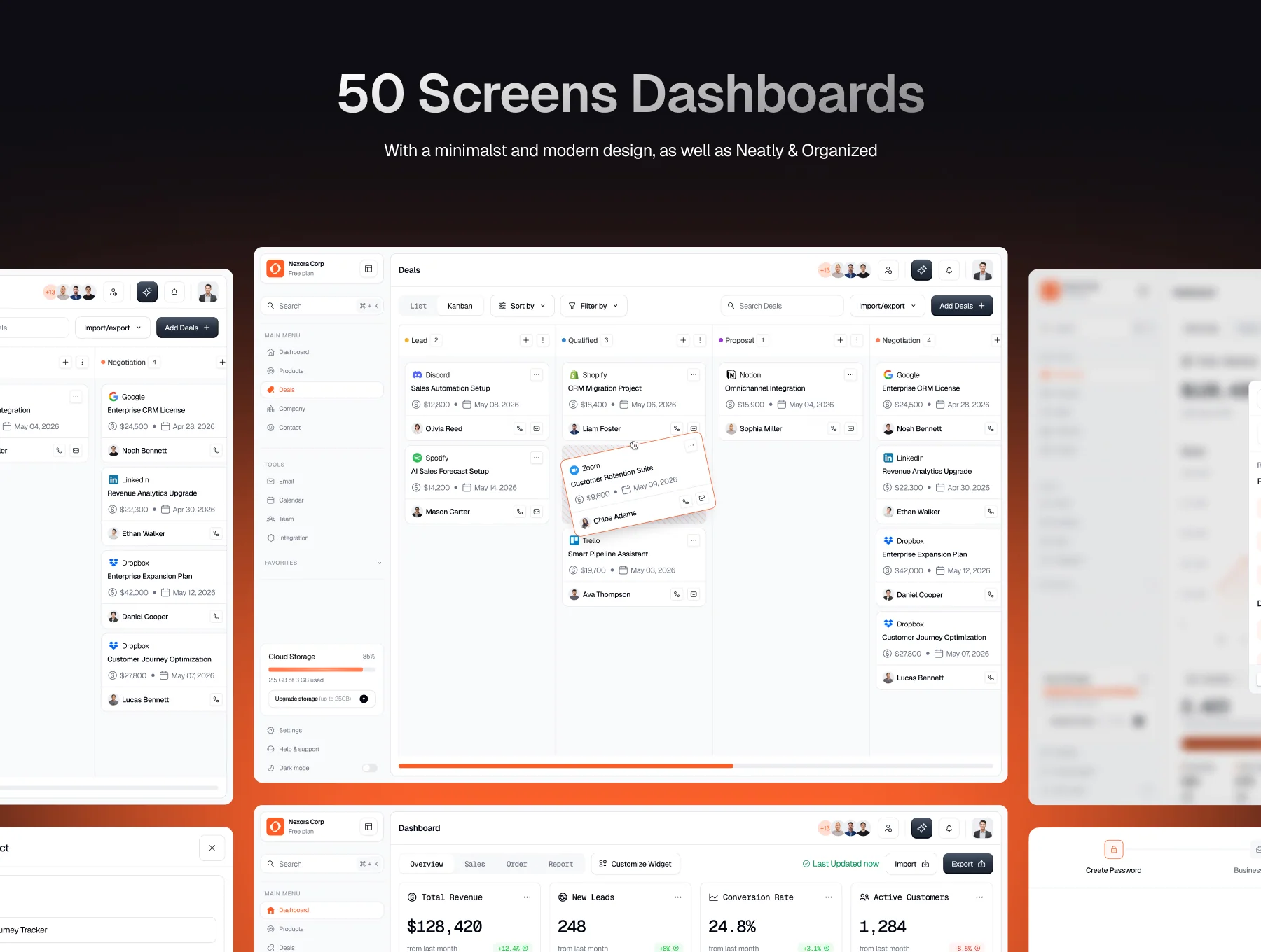 Nexora - CRM AI Dashboard UI Kit 5