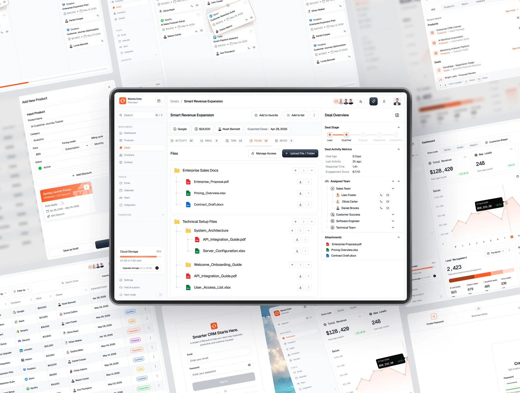 Nexora - CRM AI Dashboard UI Kit 7