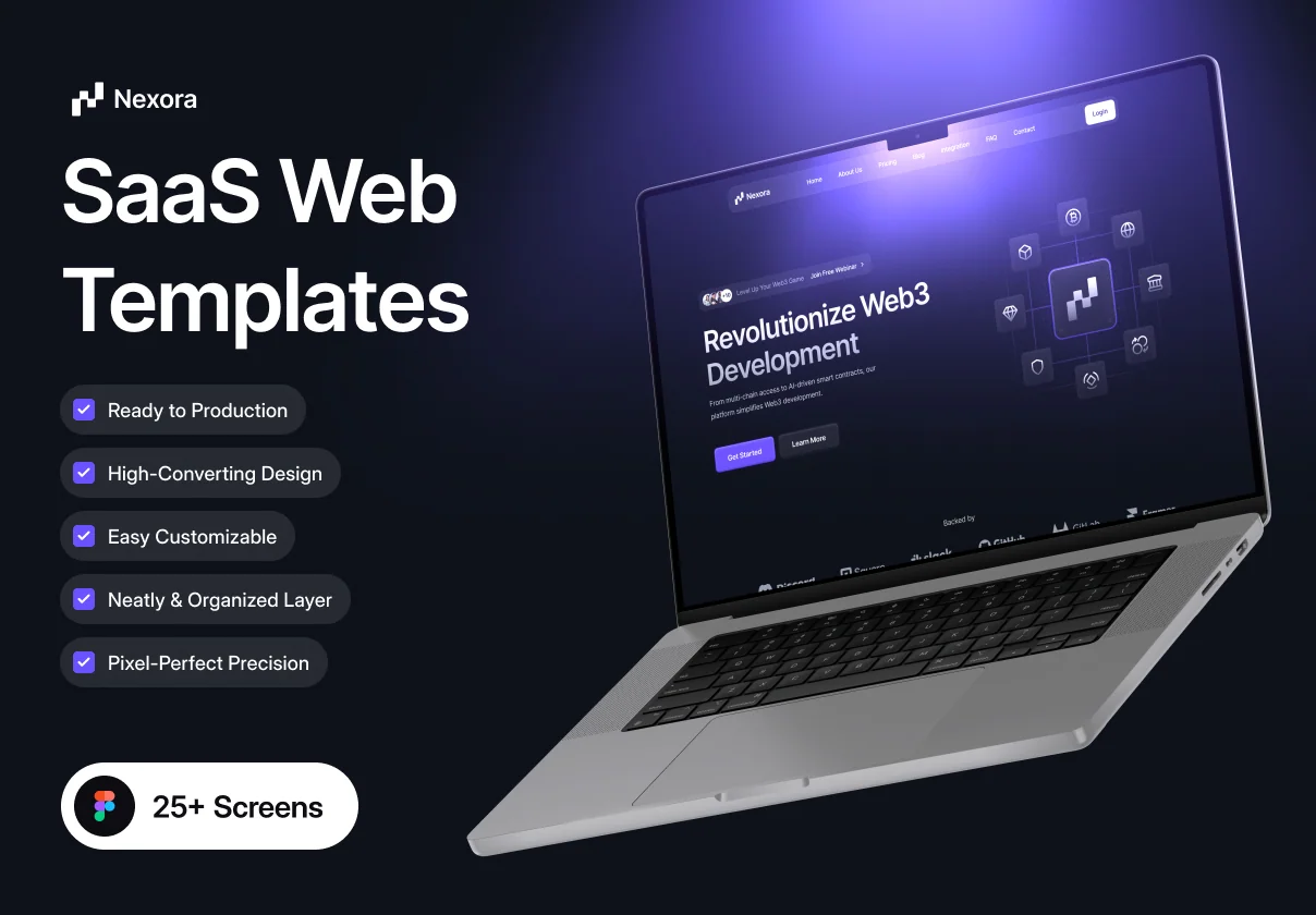 Nexora - SaaS Website Template UI Kit