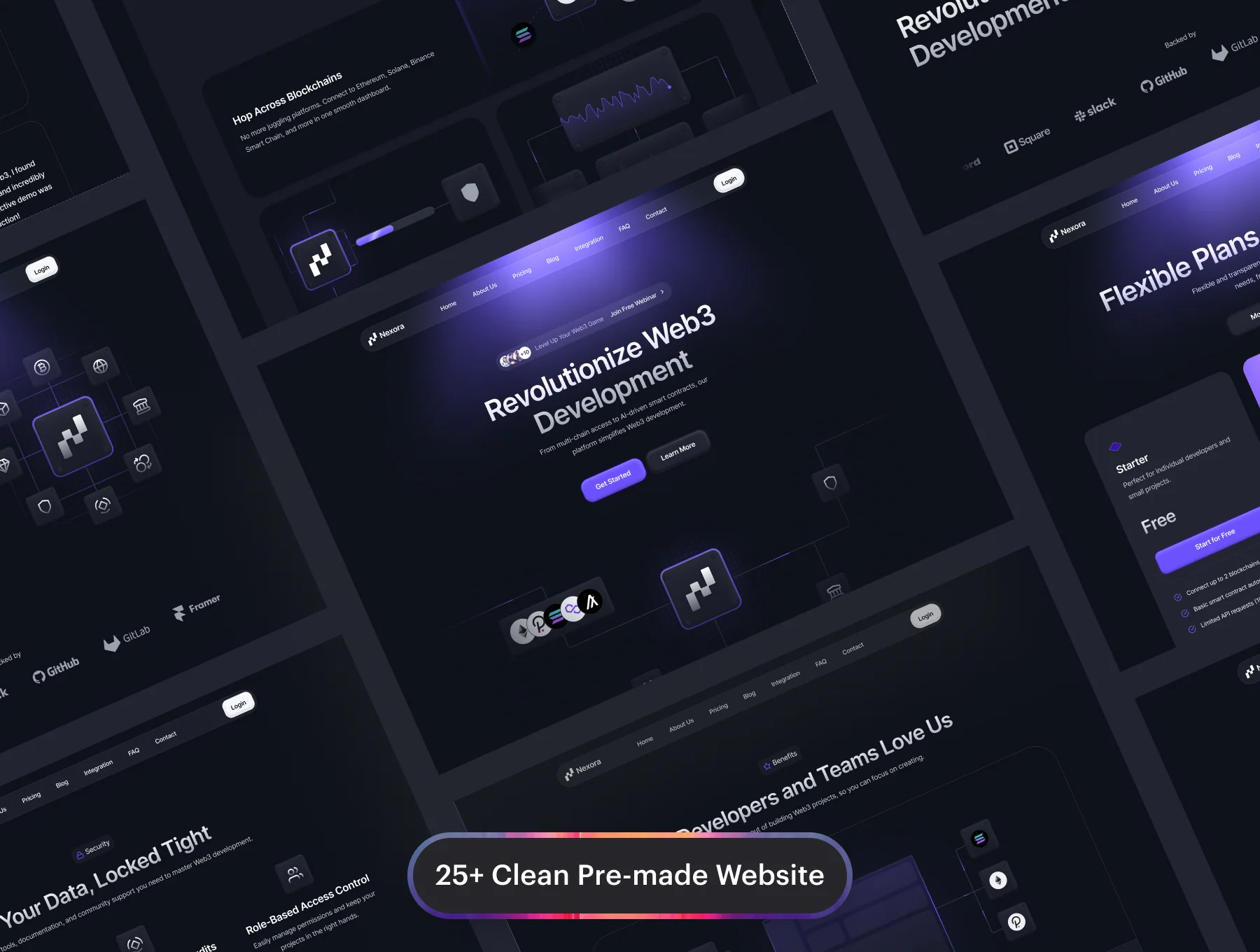 Nexora - SaaS Website Template UI Kit 3