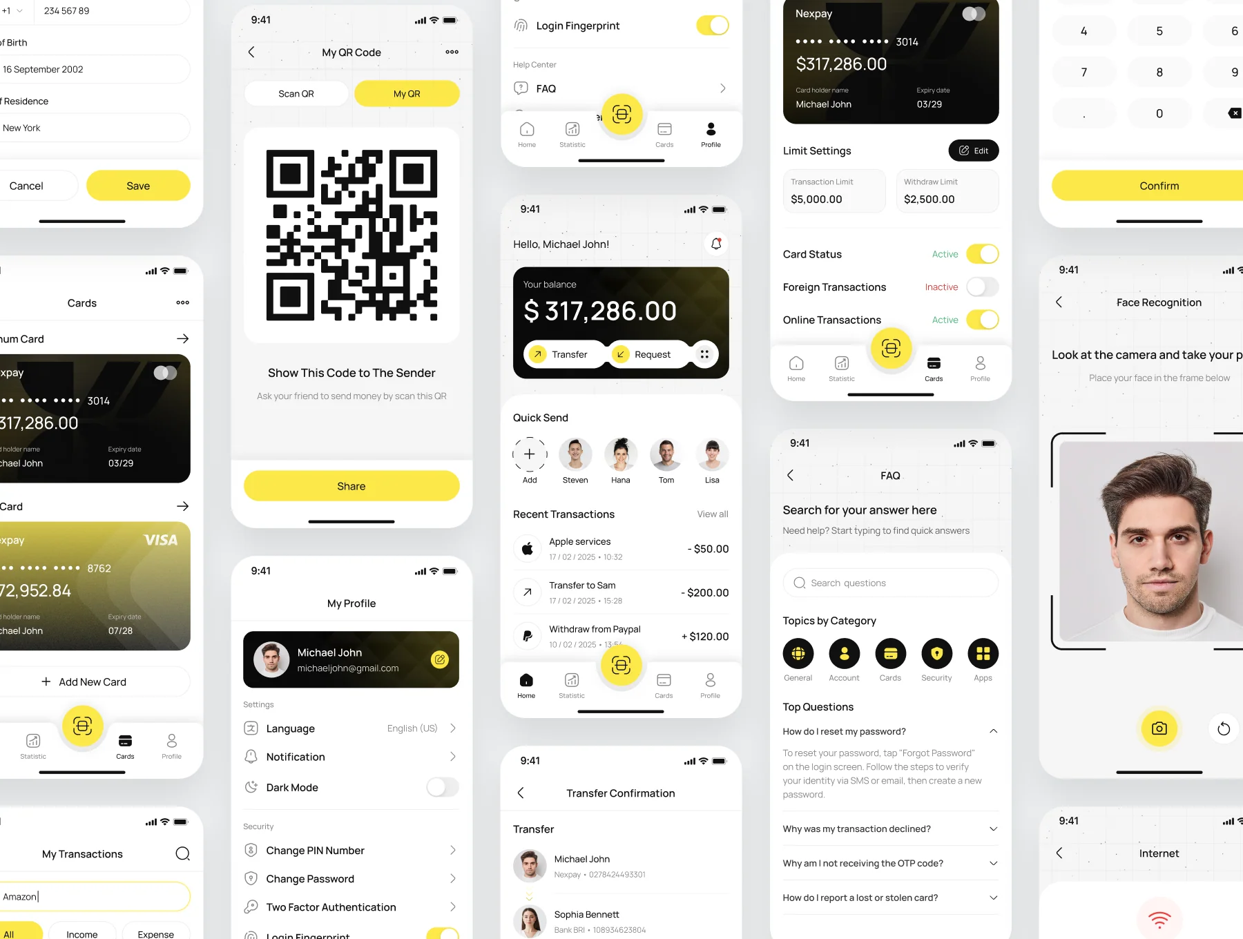 Nexpay - Mobile Banking and Finance App UI Kit 4