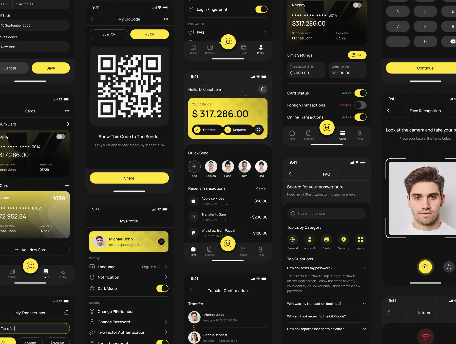 Nexpay - Mobile Banking and Finance App UI Kit 6