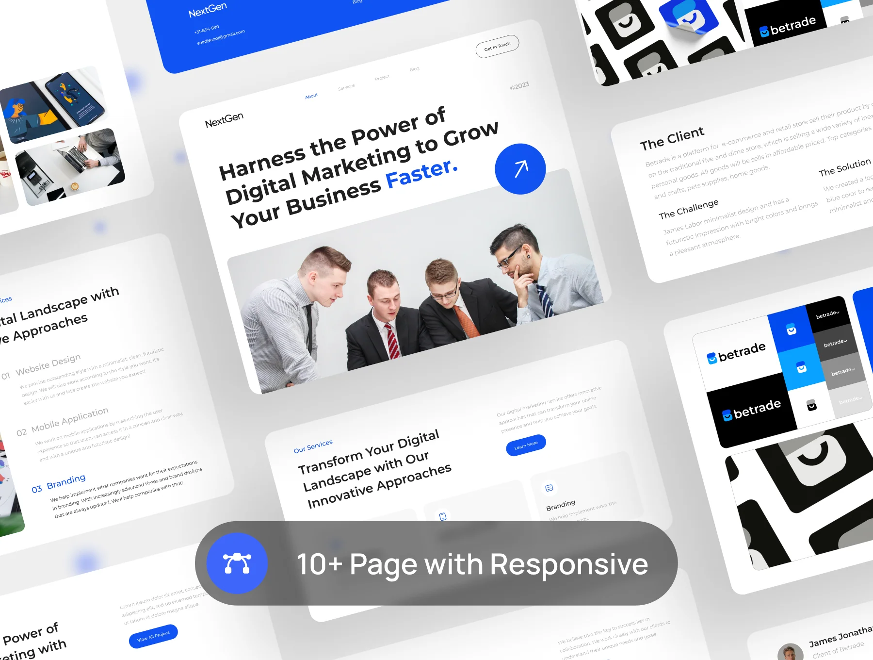 Nextgen - Digital Marketing Website UI KIT 6