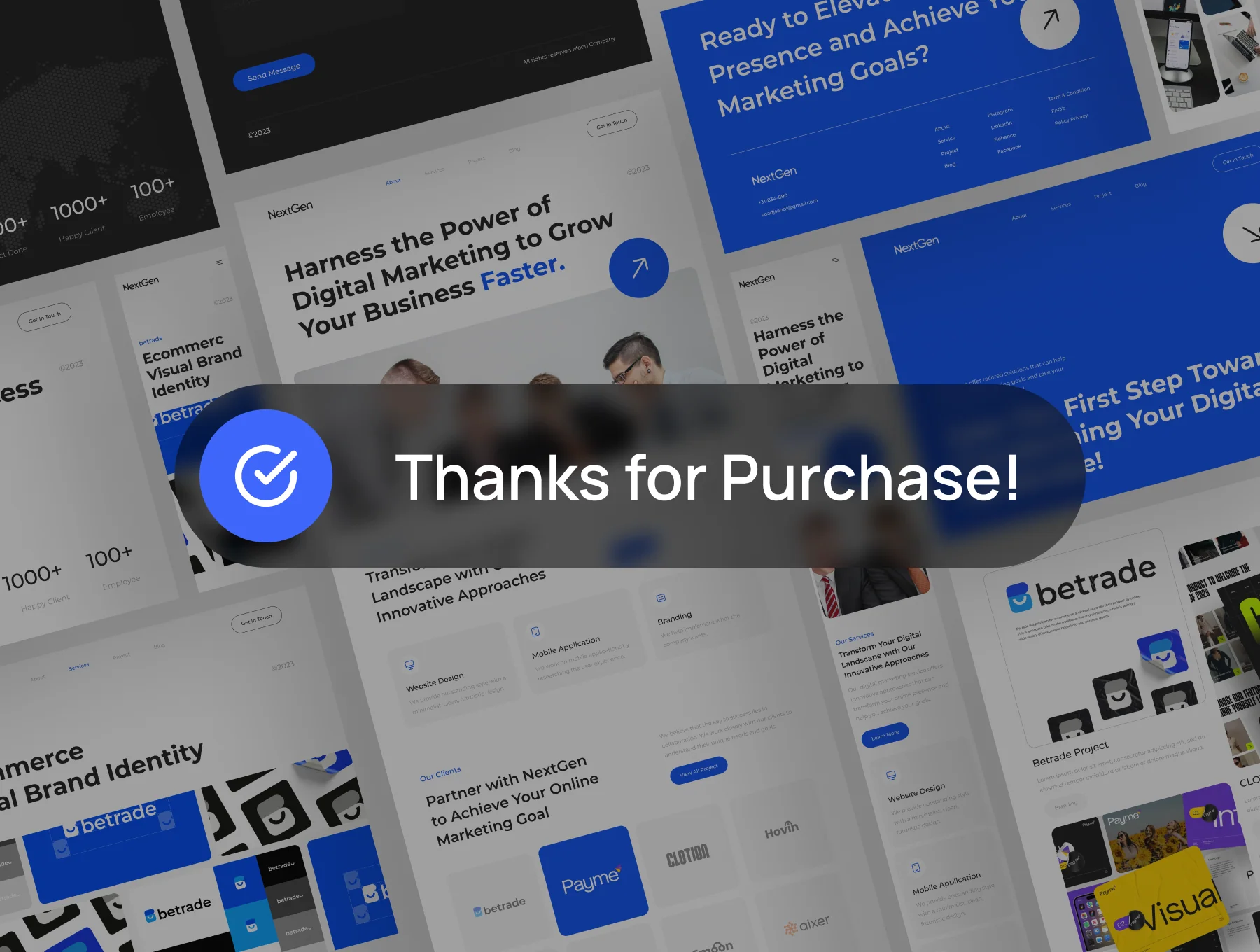 Nextgen - Digital Marketing Website UI KIT 8