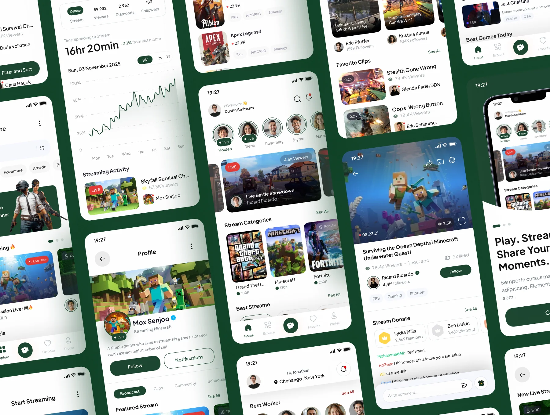 NextPlay - Live Streaming Game App UI Kits 5