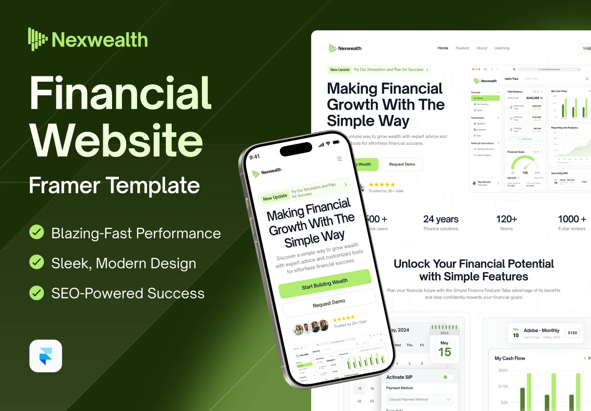 Nextwealth -  Finance Management Website Template