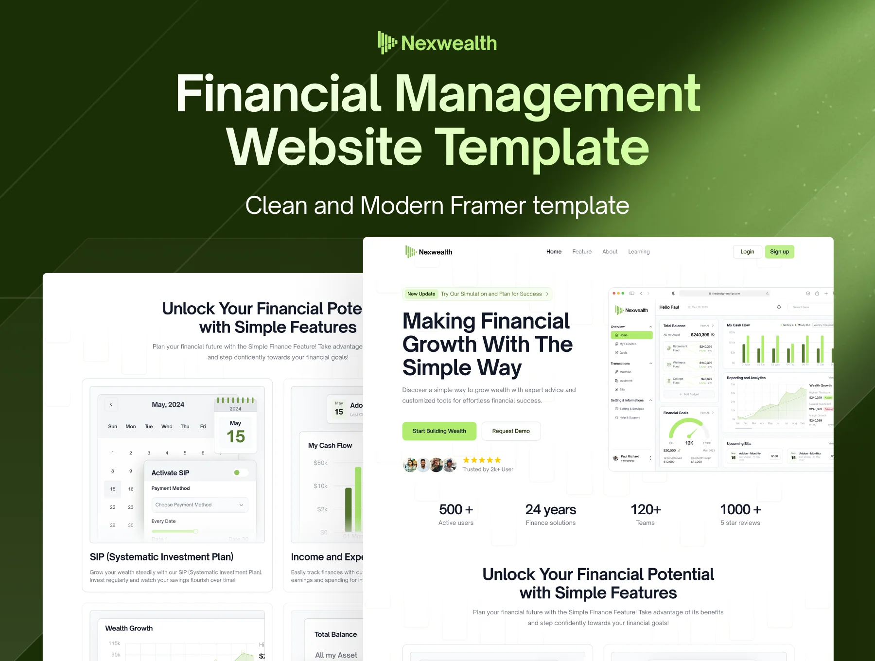 Nextwealth - Finance Management Website Template