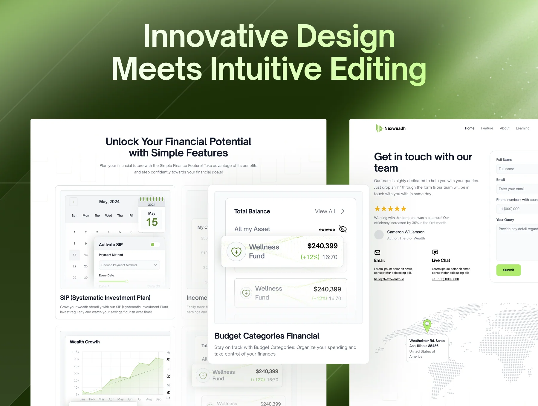 Nextwealth -  Finance Management Website Template 4