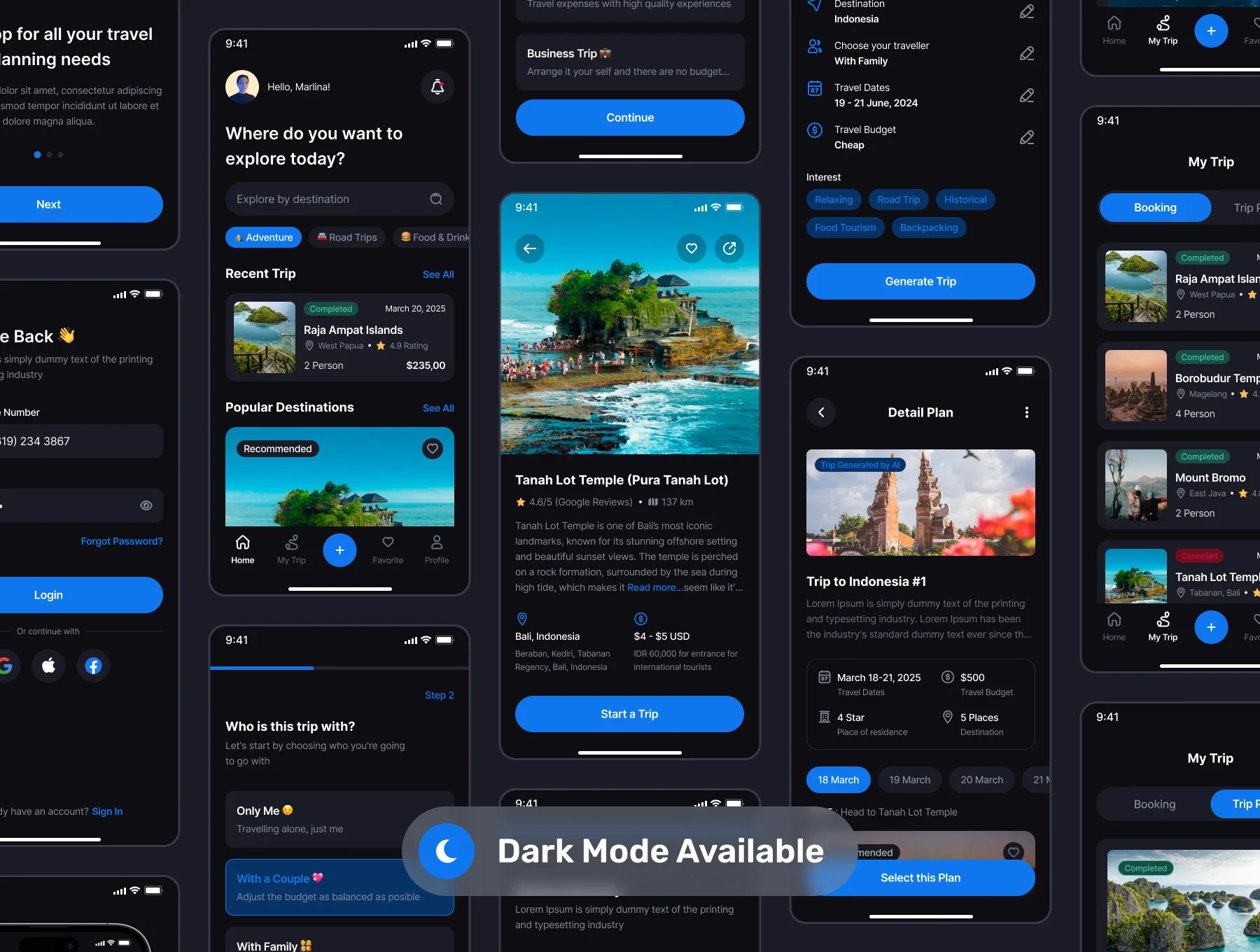 Nexura - AI Trip Planner App UI Kit 6