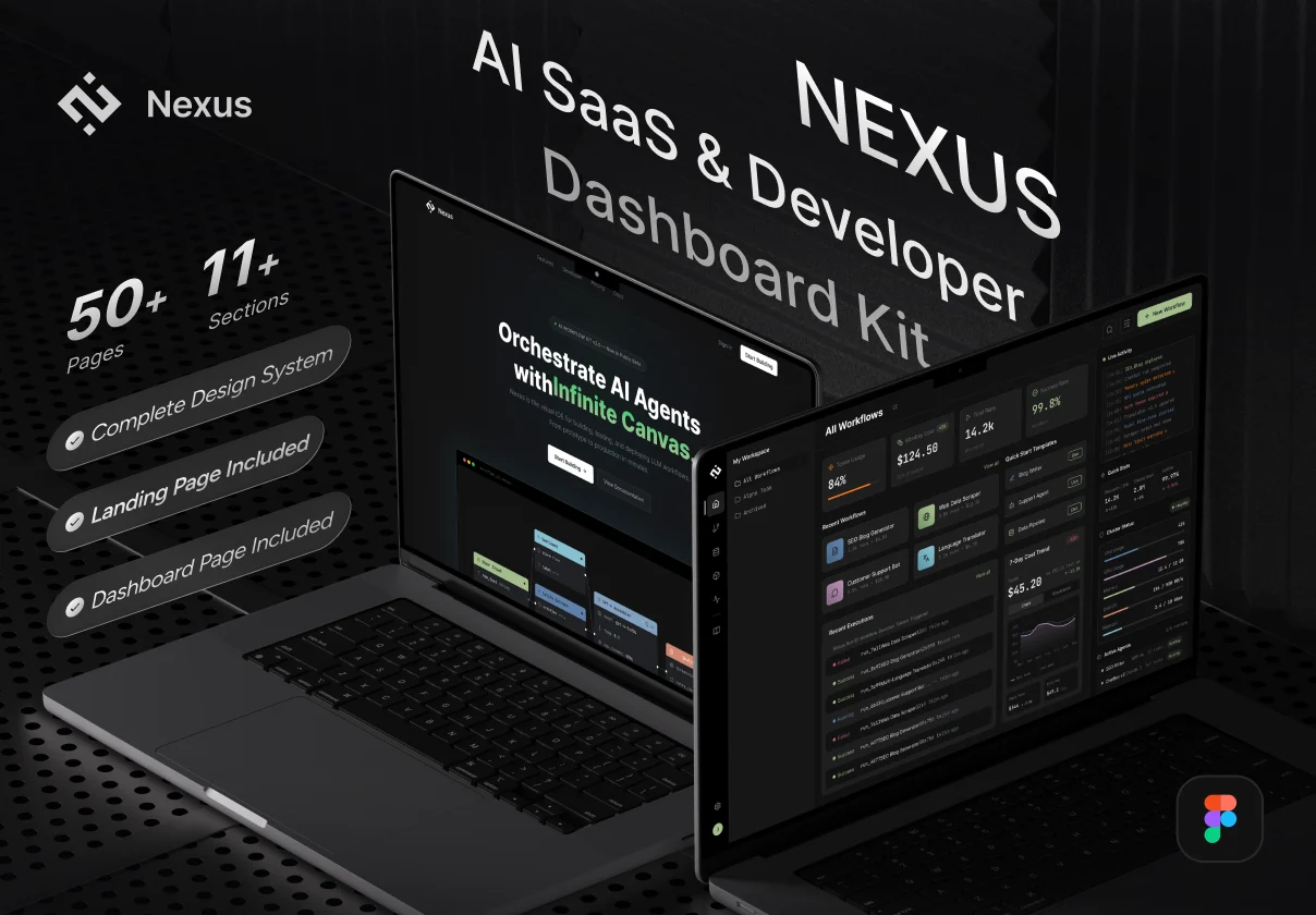 Nexus - AI SaaS & Developer Dashboard Kit