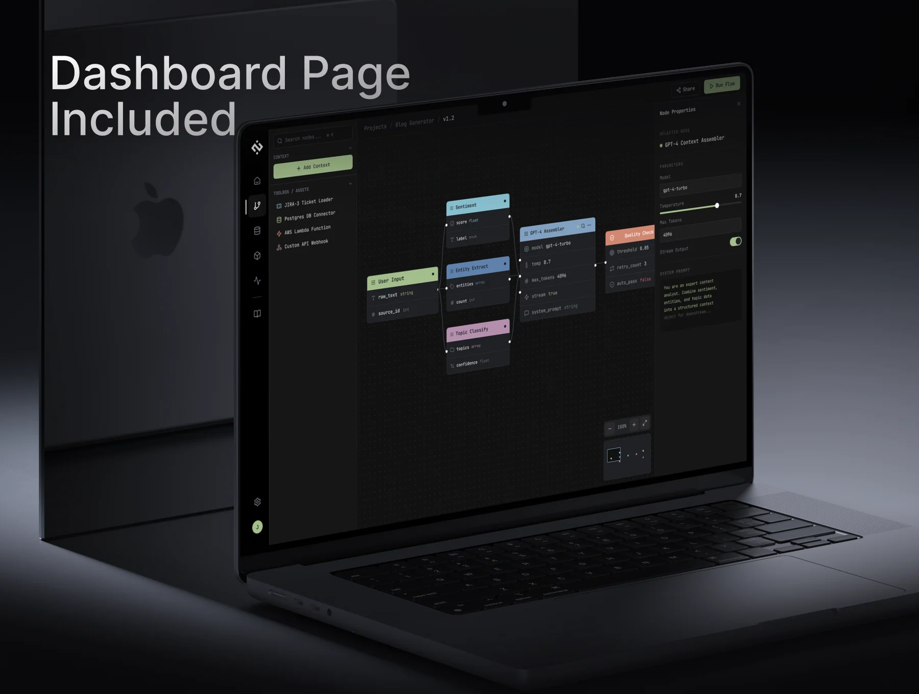 Nexus - AI SaaS & Developer Dashboard Kit 3