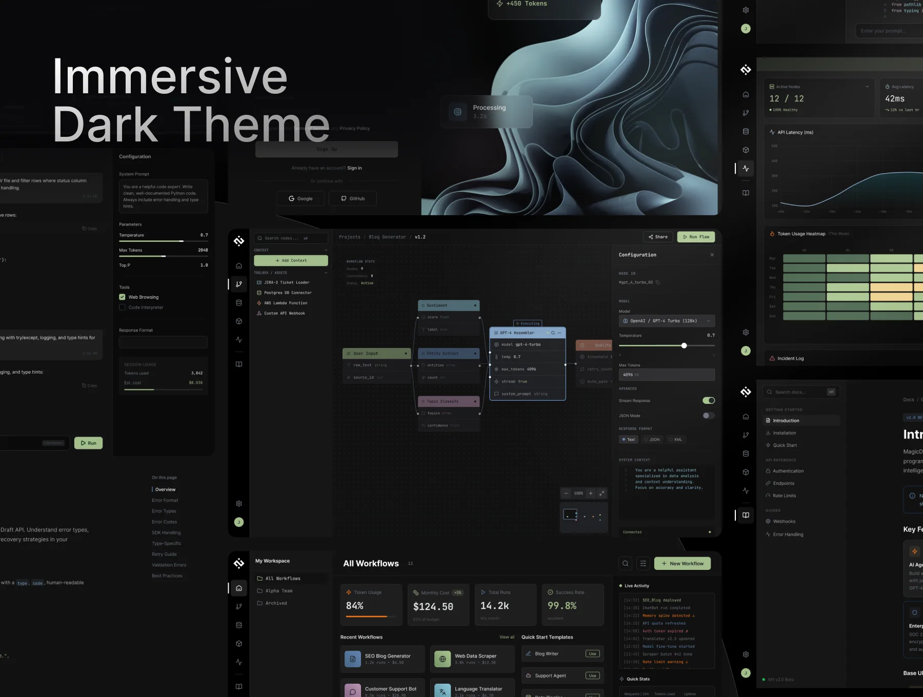 Nexus - AI SaaS & Developer Dashboard Kit 6