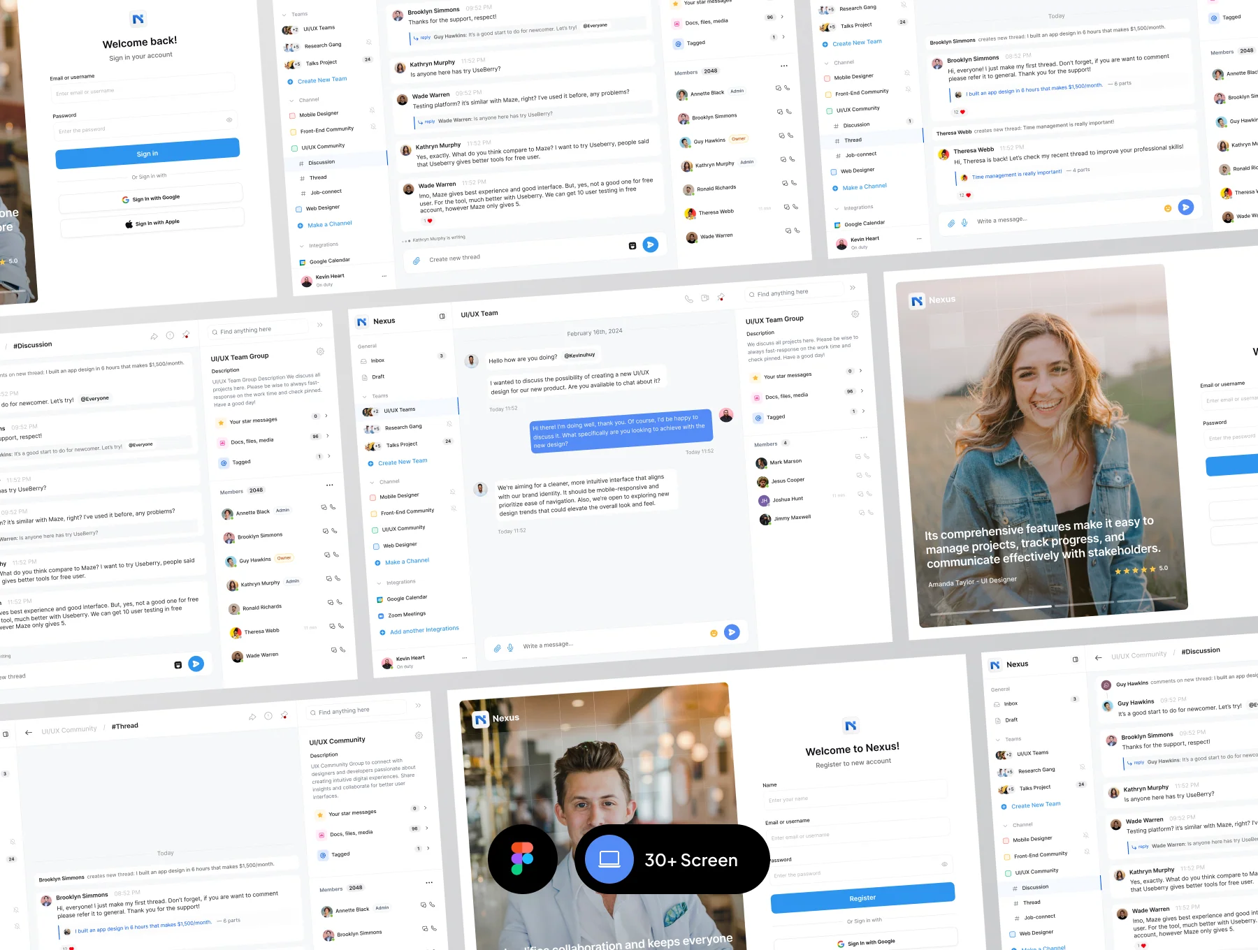 Nexus - Collaborate Dashboard App UI KIT 4