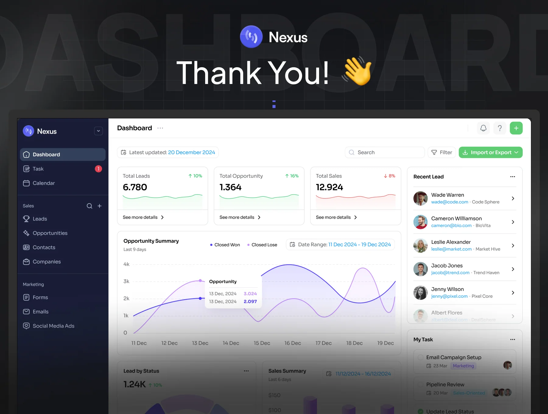 Nexus - CRM Website Template UI Kit 6