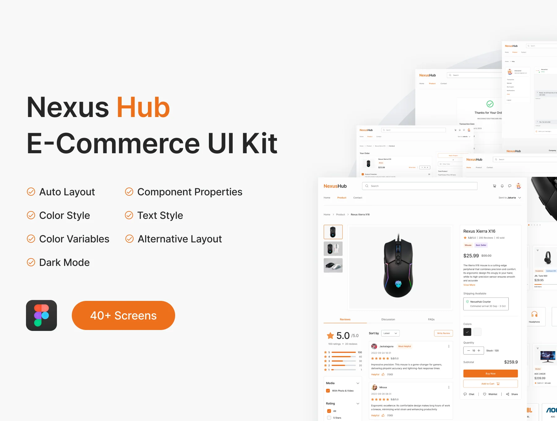 Nexus Hub - Tech E-commerce Website UI Kit