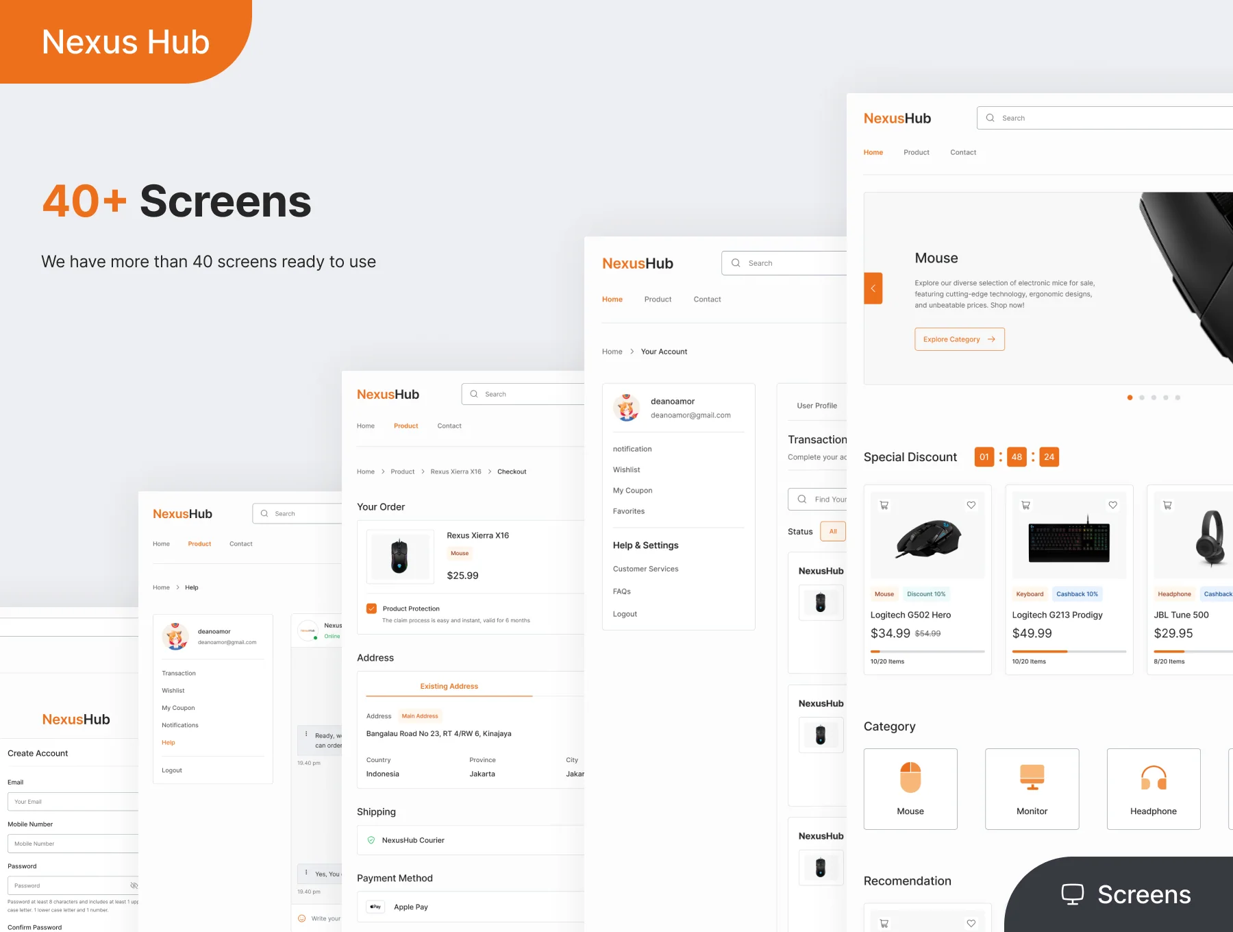 Nexus Hub - Tech E-commerce Website UI Kit 4