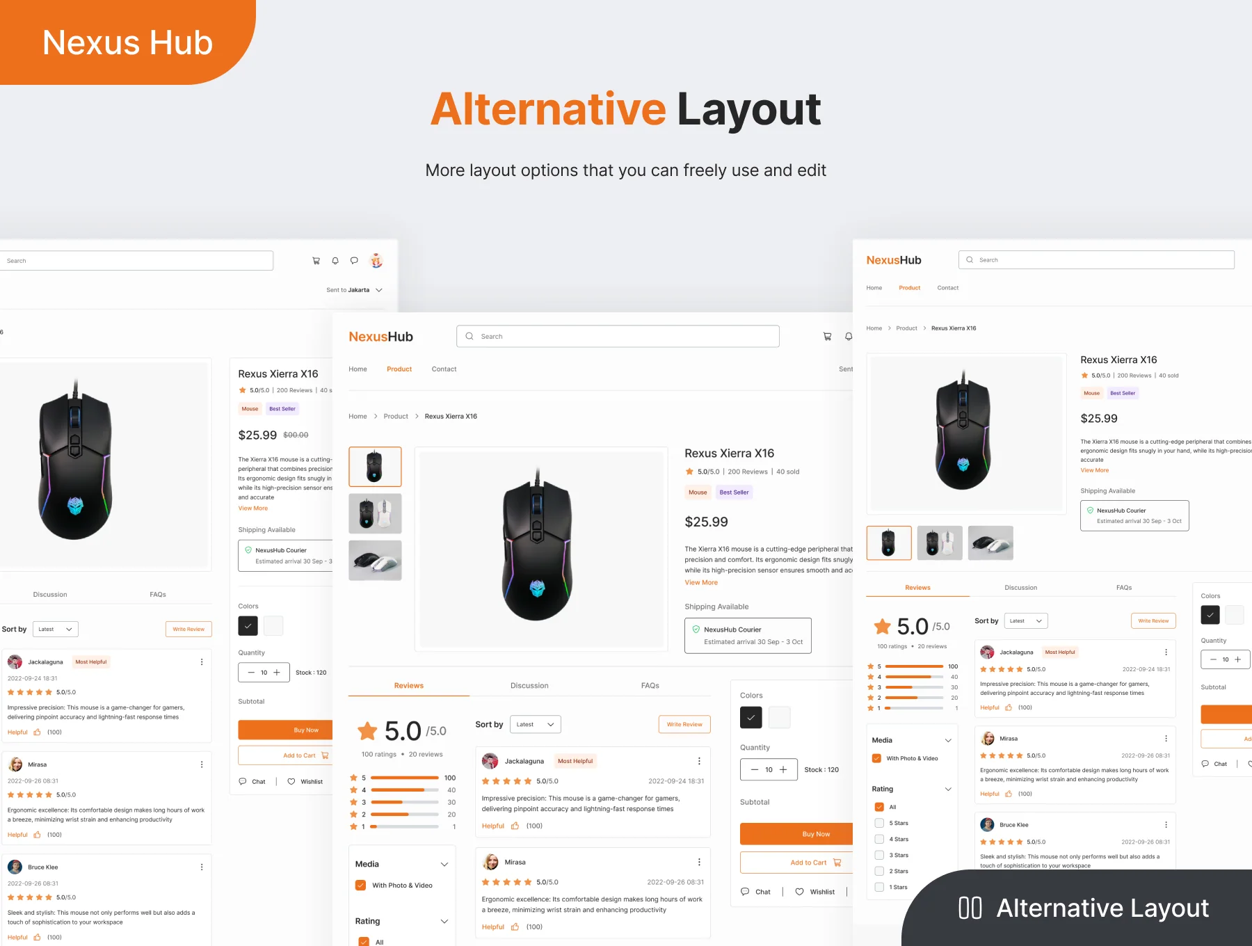 Nexus Hub - Tech E-commerce Website UI Kit 7