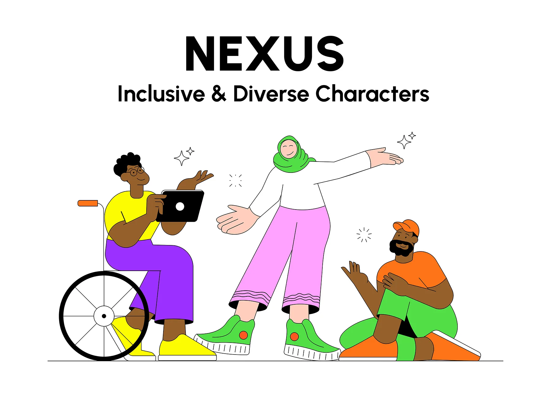 NEXUS - Premium Fintech & SaaS Illustration System 3