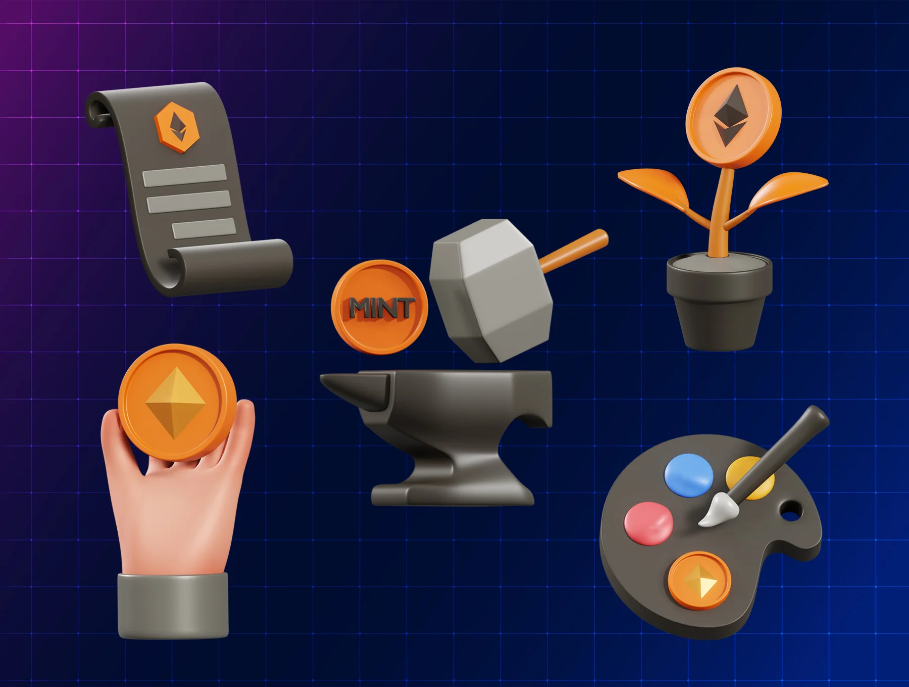 NFT 3D Icons 6