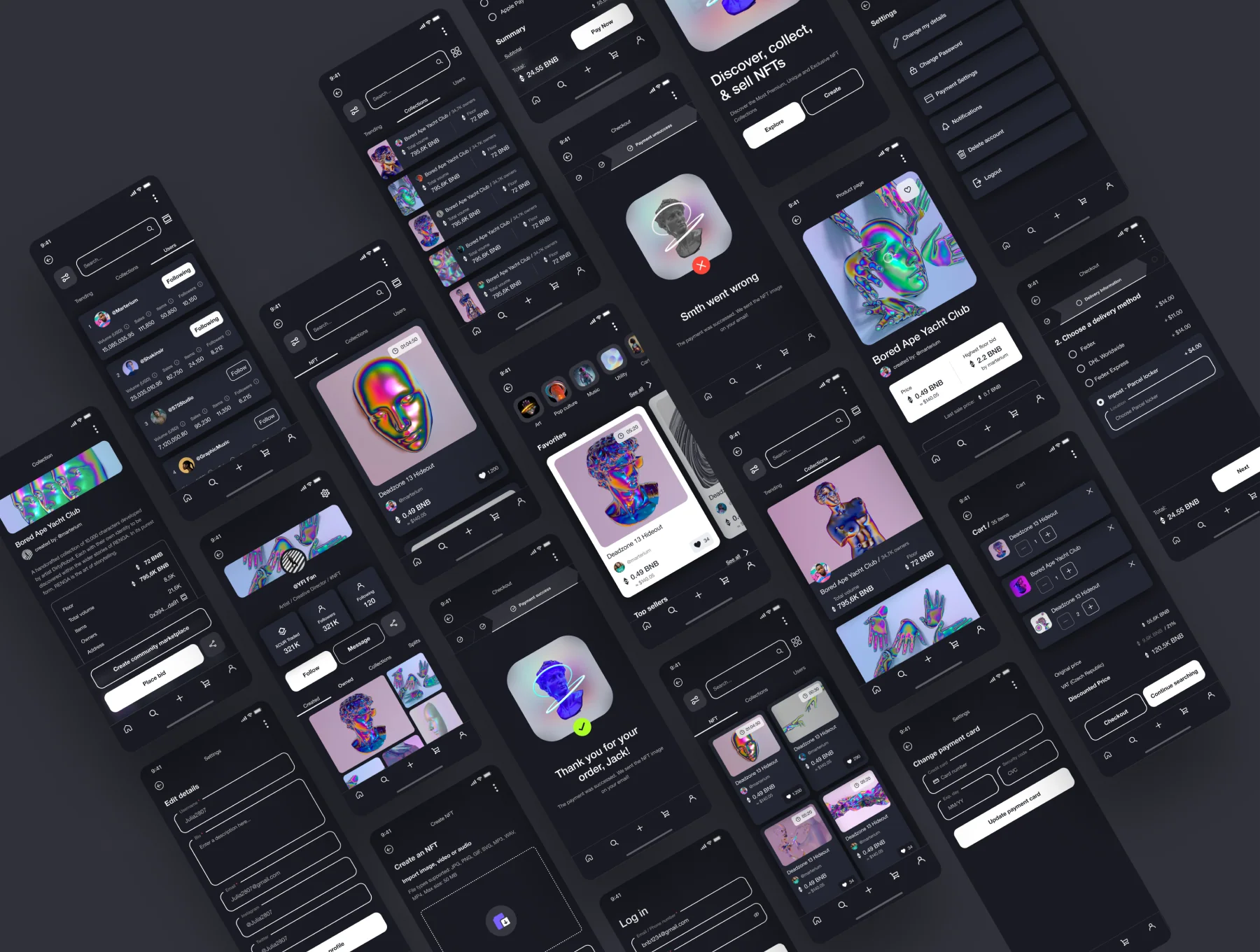 NFT app UI kit 2