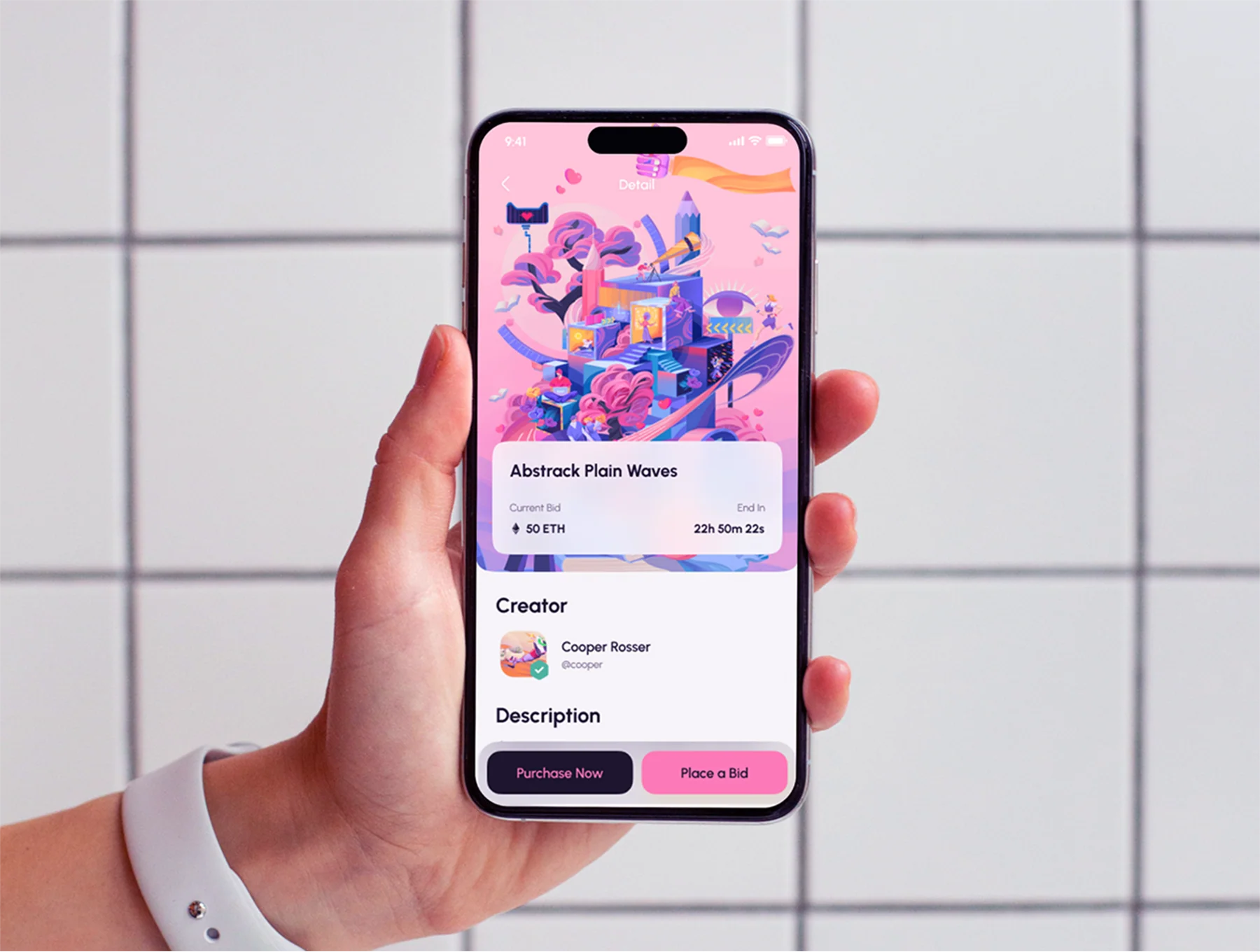 NFT Market - Mobile App (UI Kit) 5