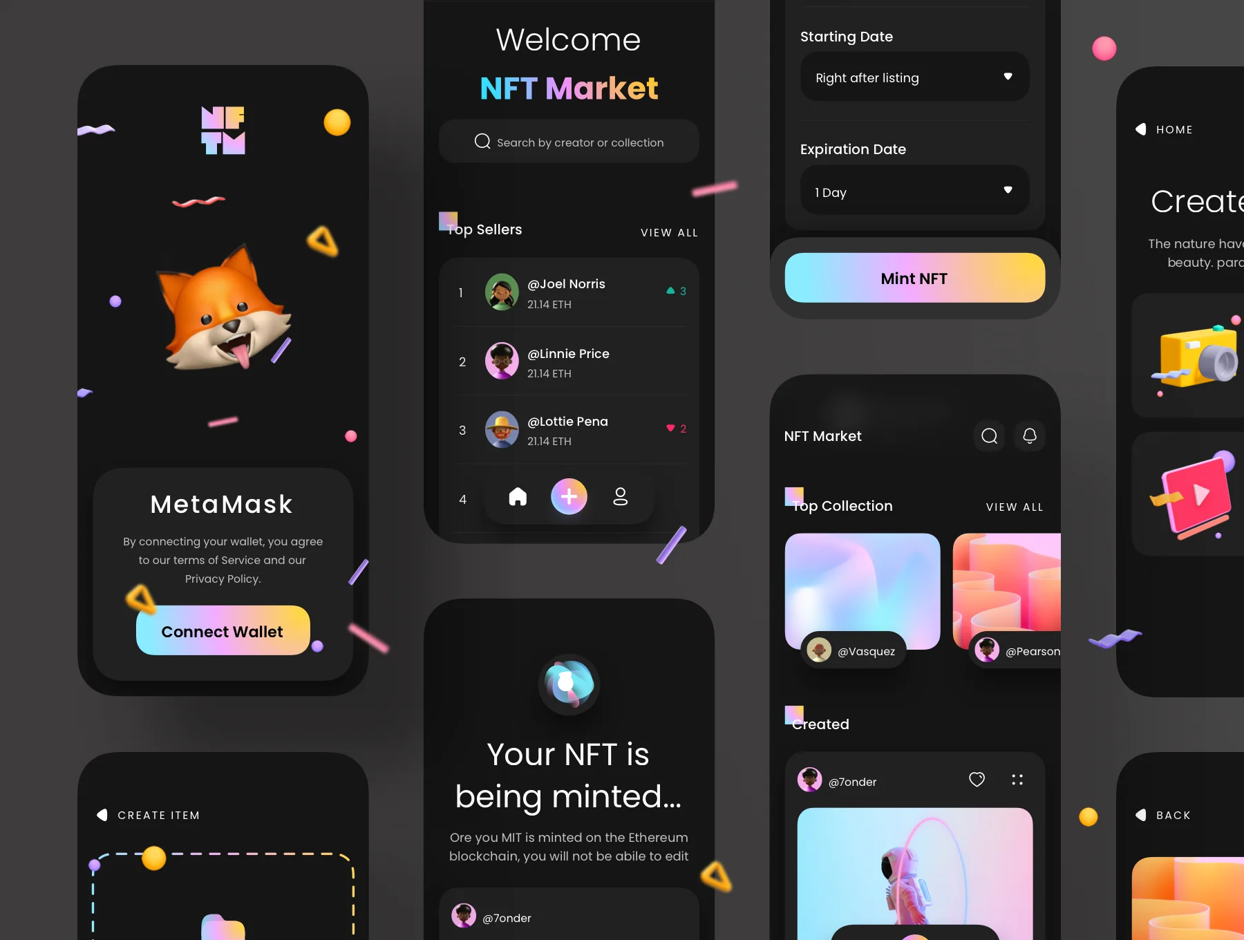 NFT Market UI Kit 5
