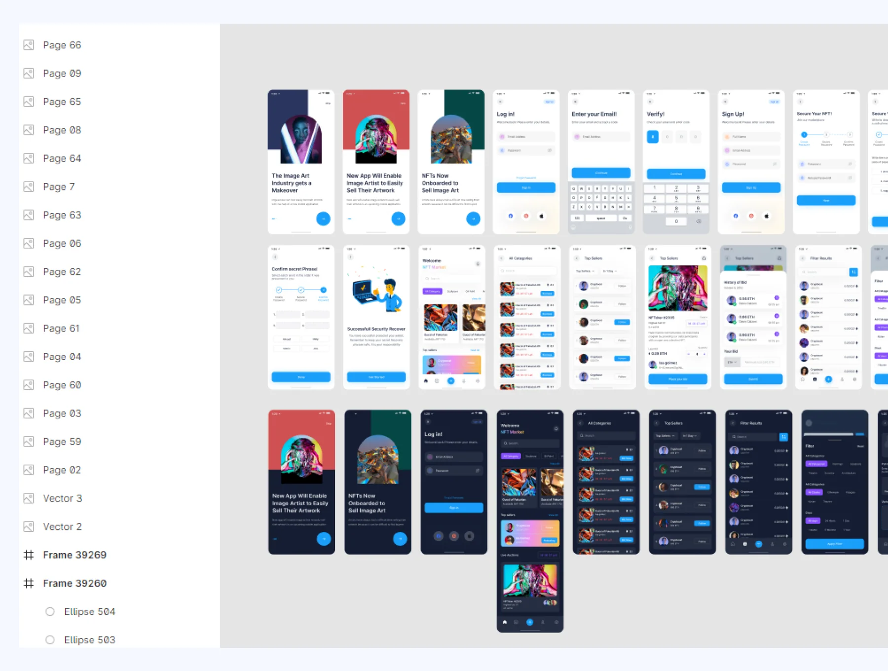 NFTX - NFT Market UI UX Design App Kit 3
